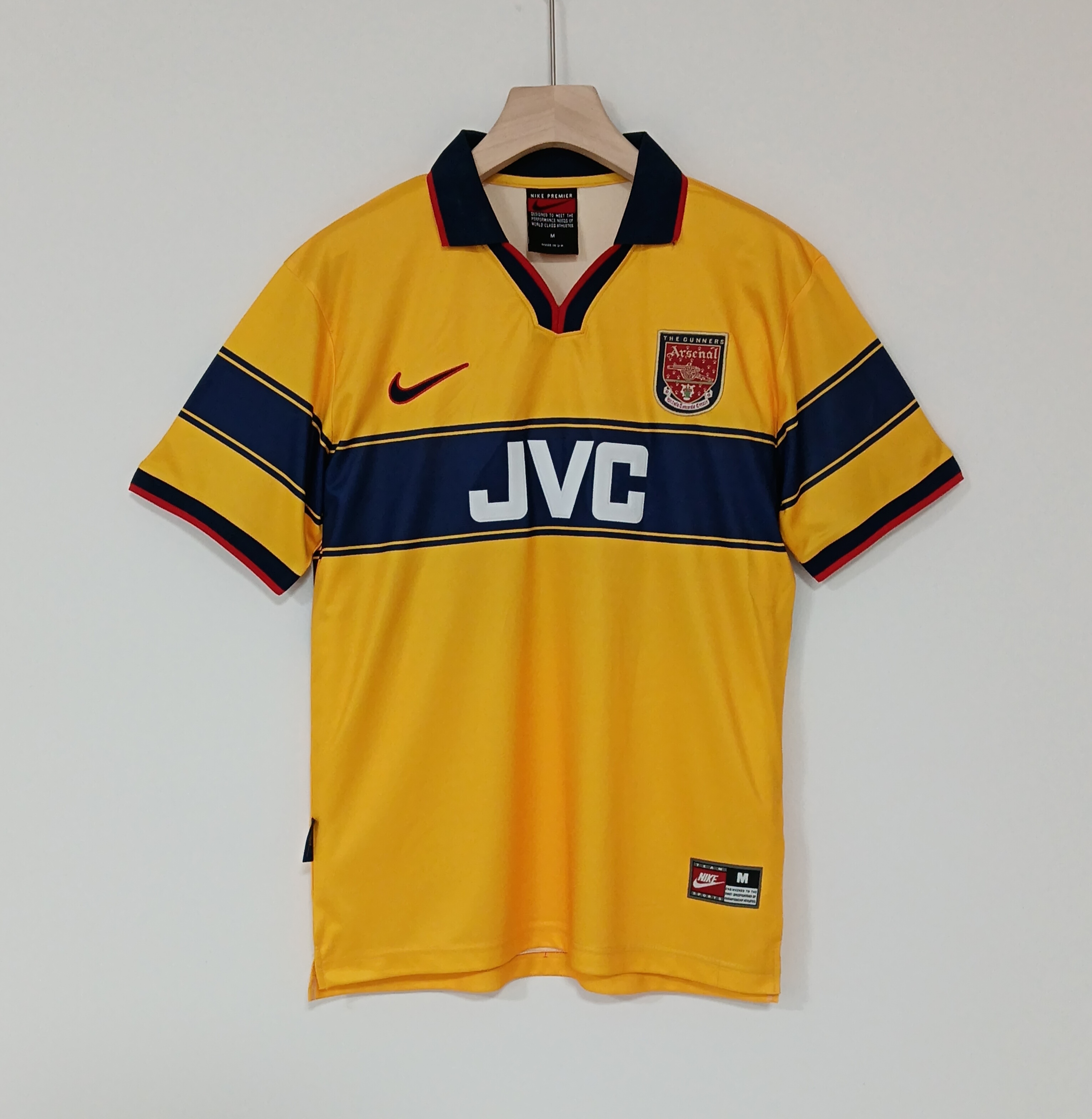97-99 Retro Version Arsenal Away Football Shirt