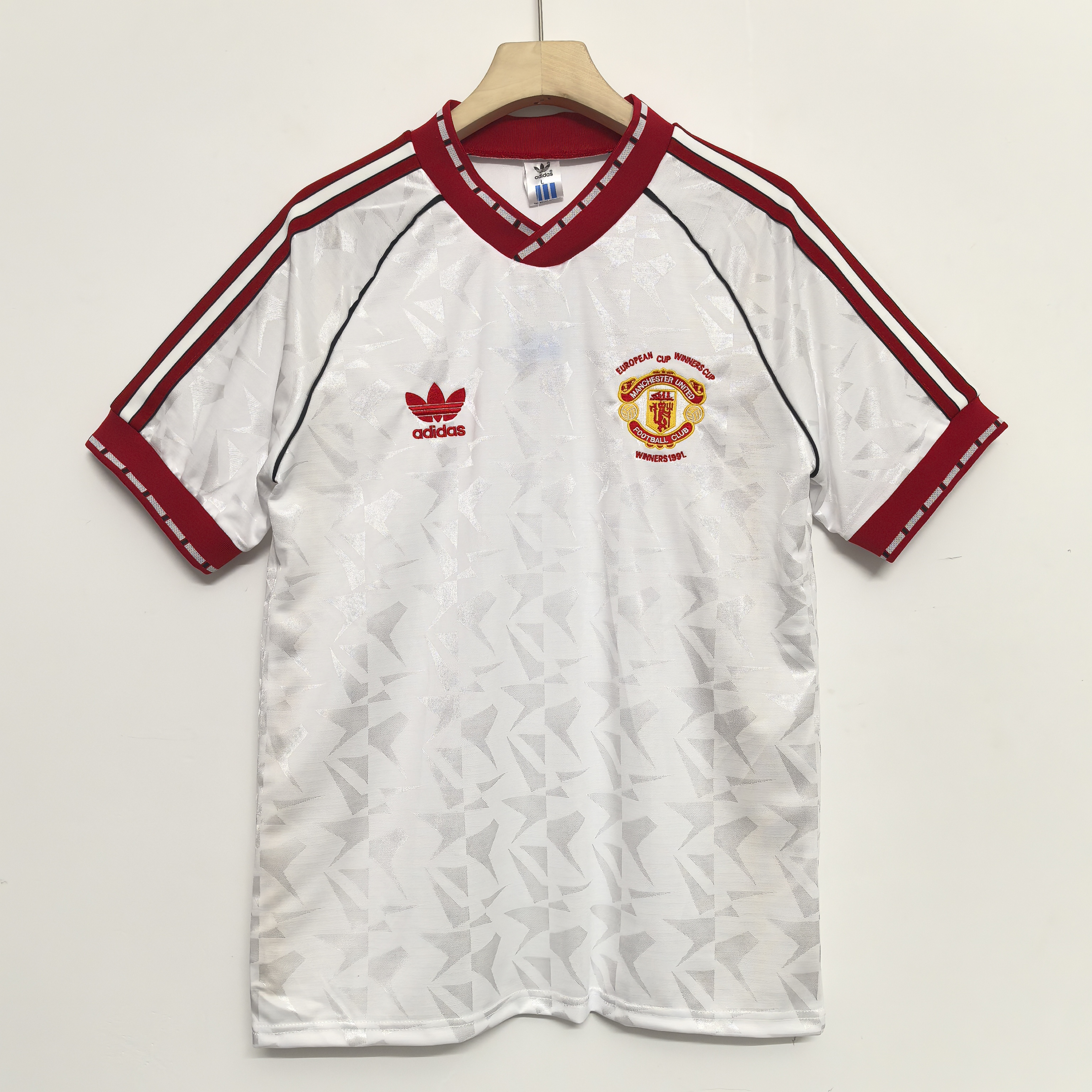 1990/91 Vintage Manchester United Away Jersey