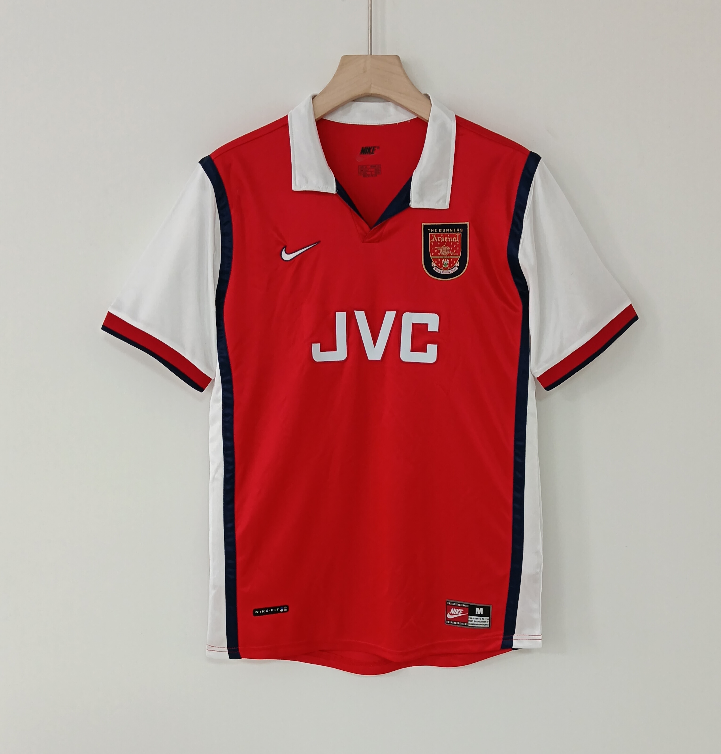 98-99 Retro Version Arsenal Home Jersey