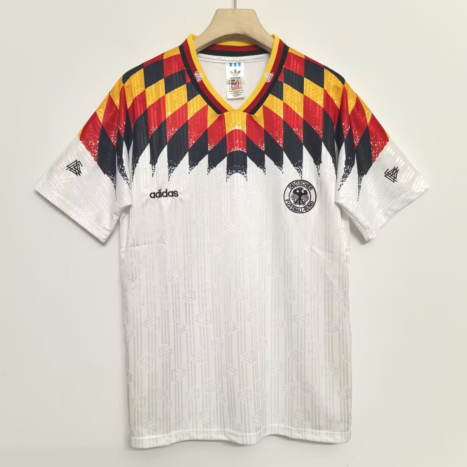 94 Retro Version Germany Home Football Jersey