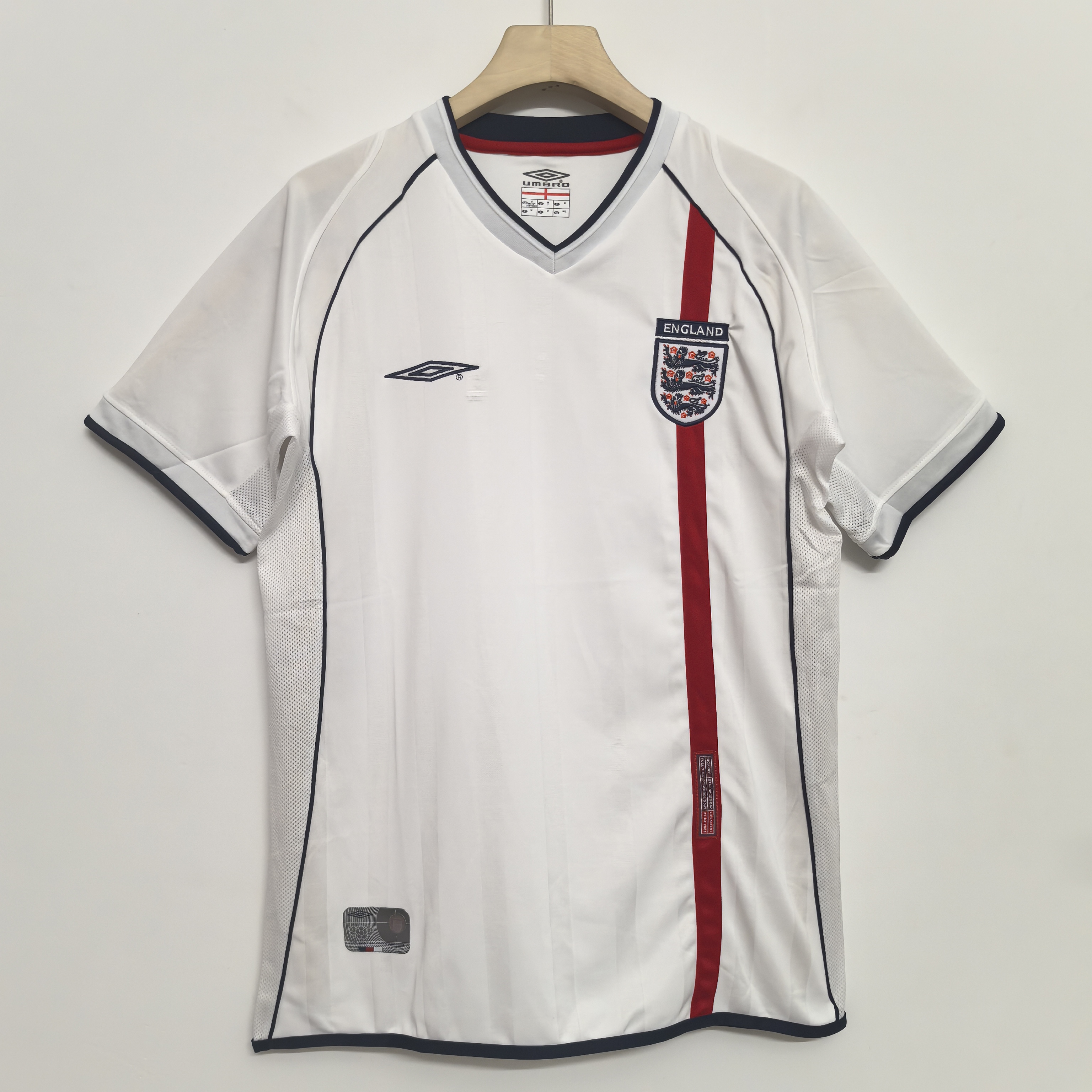 2002 Retro Version England National Football Team Jersey
