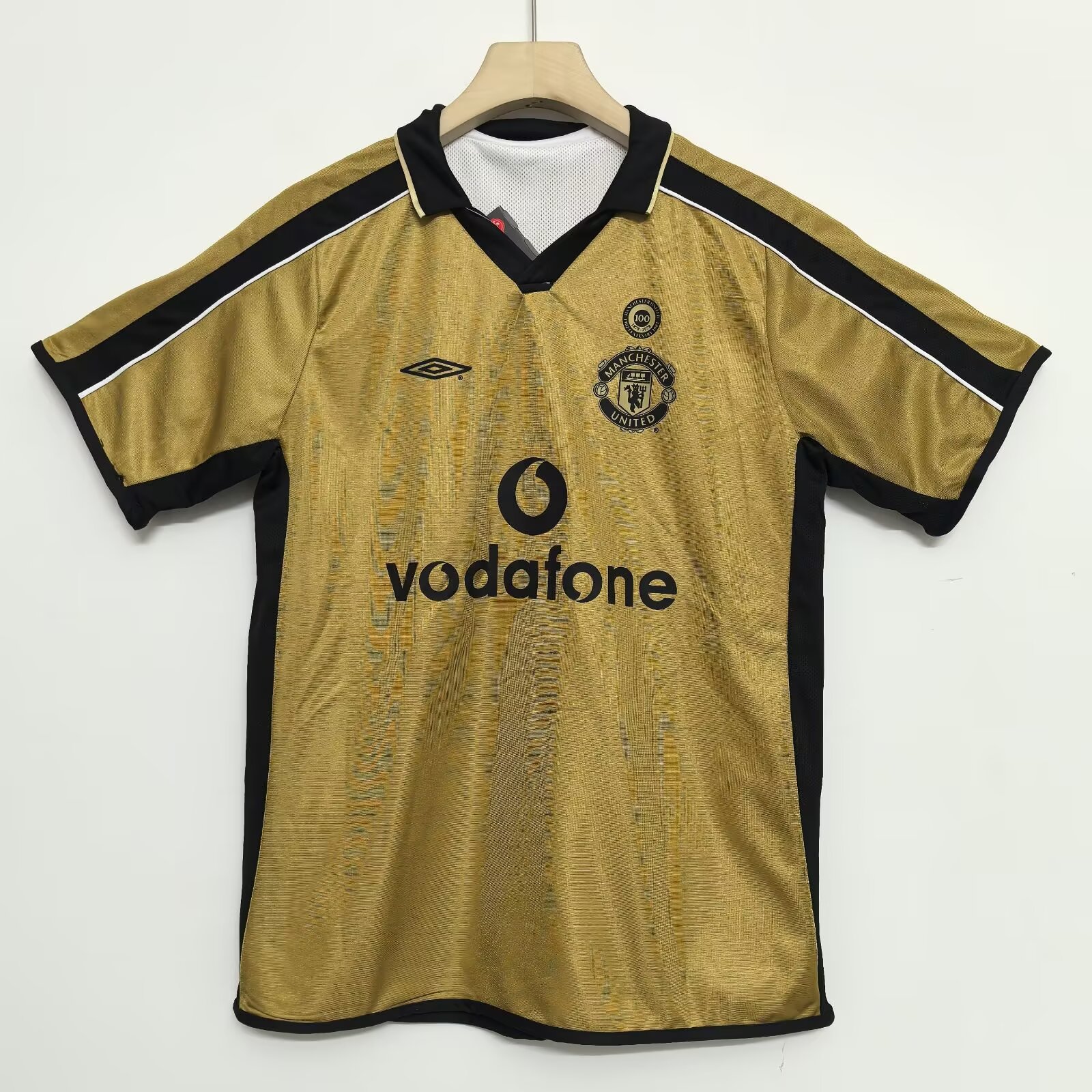 2001-02 Retro Version Manchester United Away Jersey