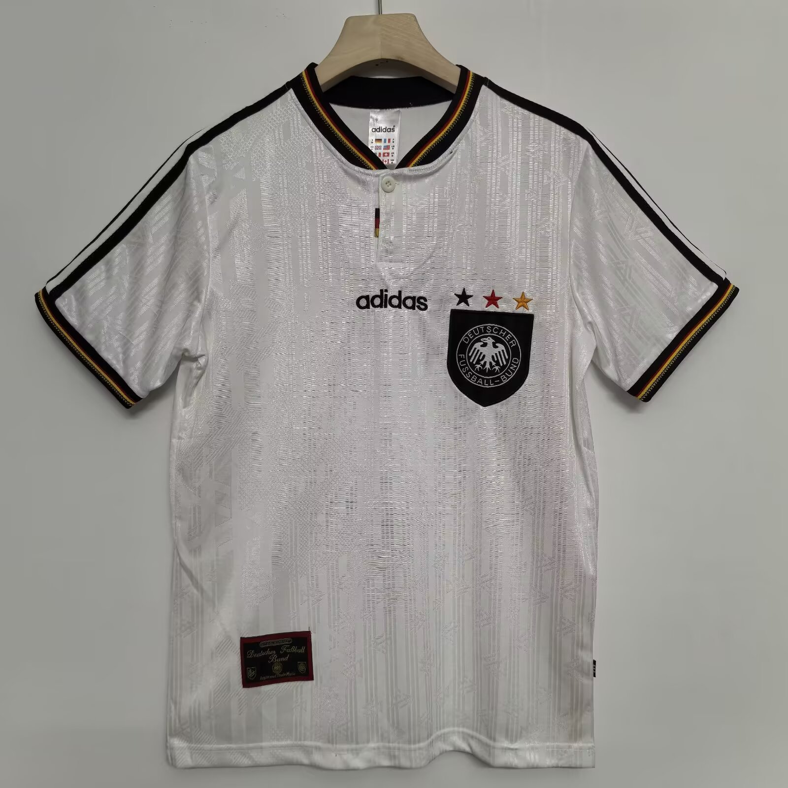 96 Retro Version Germany National Football Team Jersey