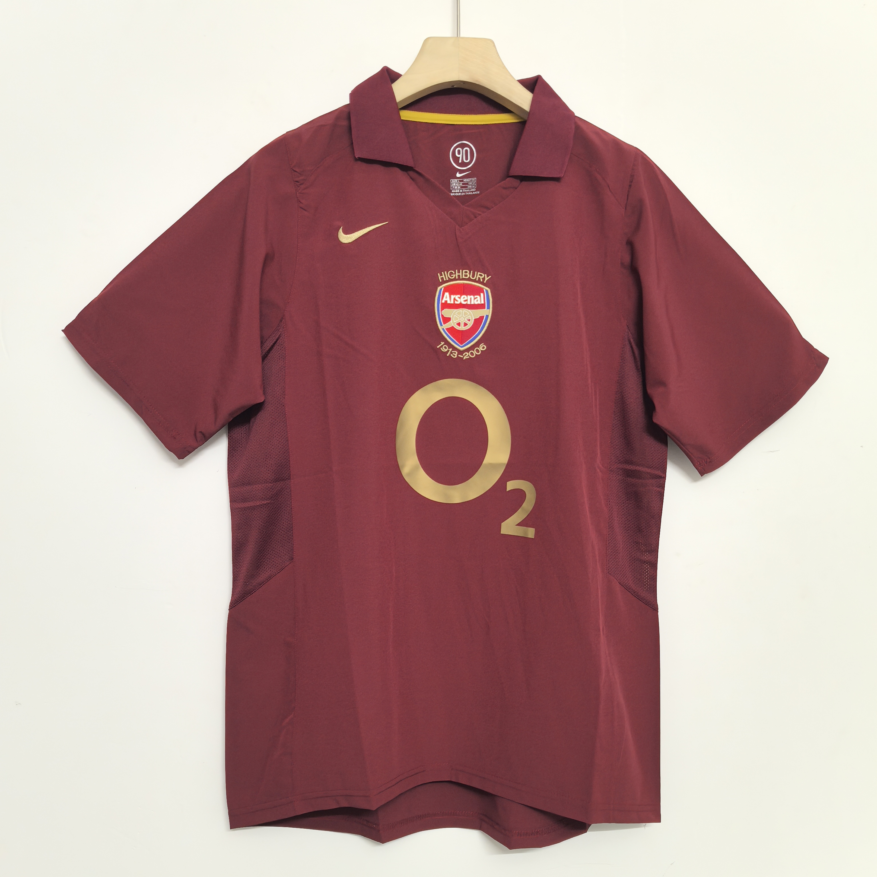 2005/06 Retro Version Arsenal Home Football Shirt