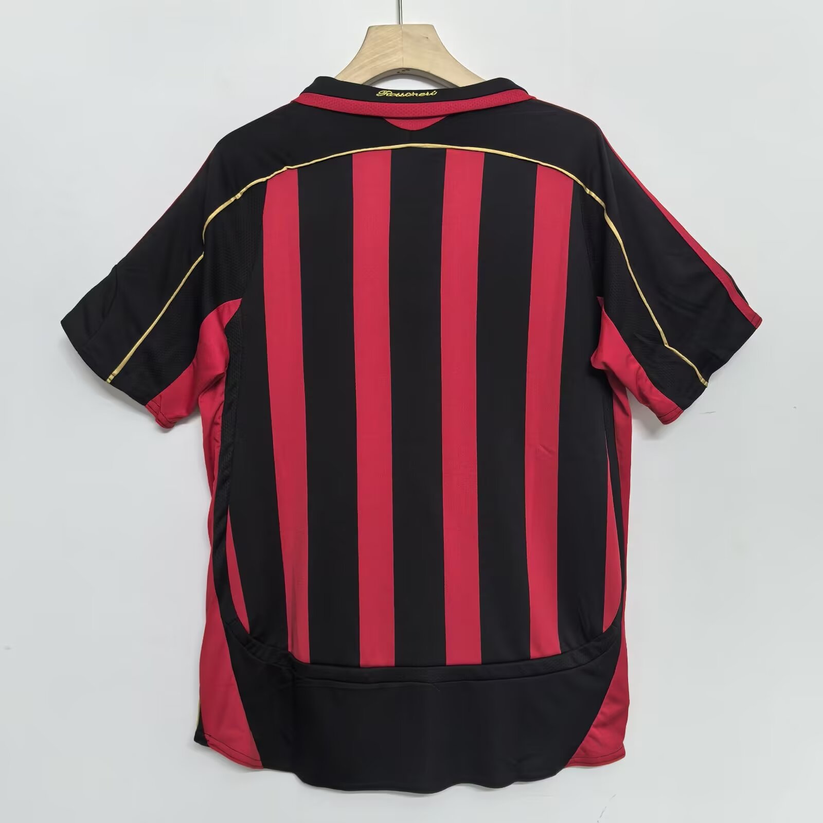 06-07 Retro Version AC Milan Home Football Jersey
