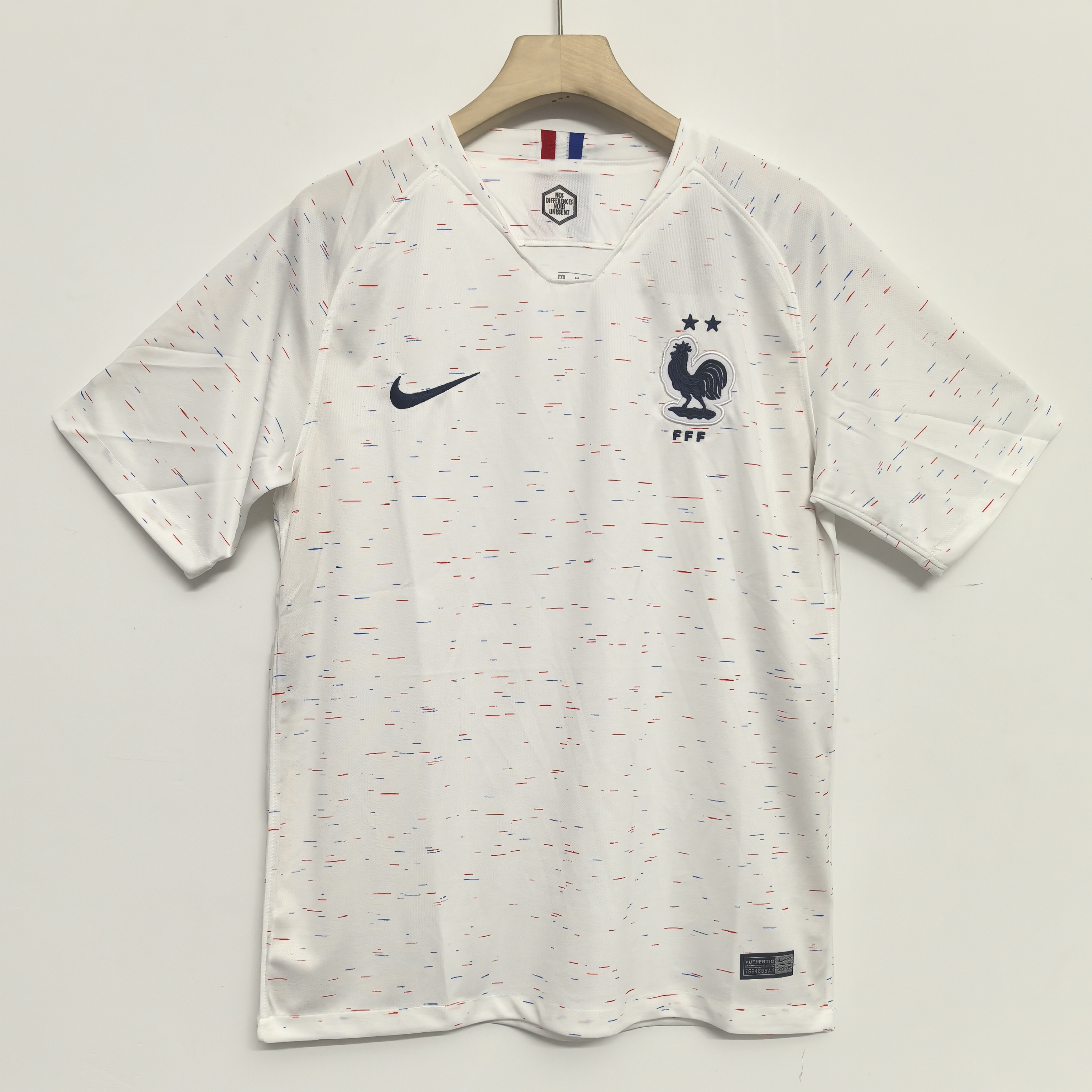 2018 Retro Version France National Football Team Jersey