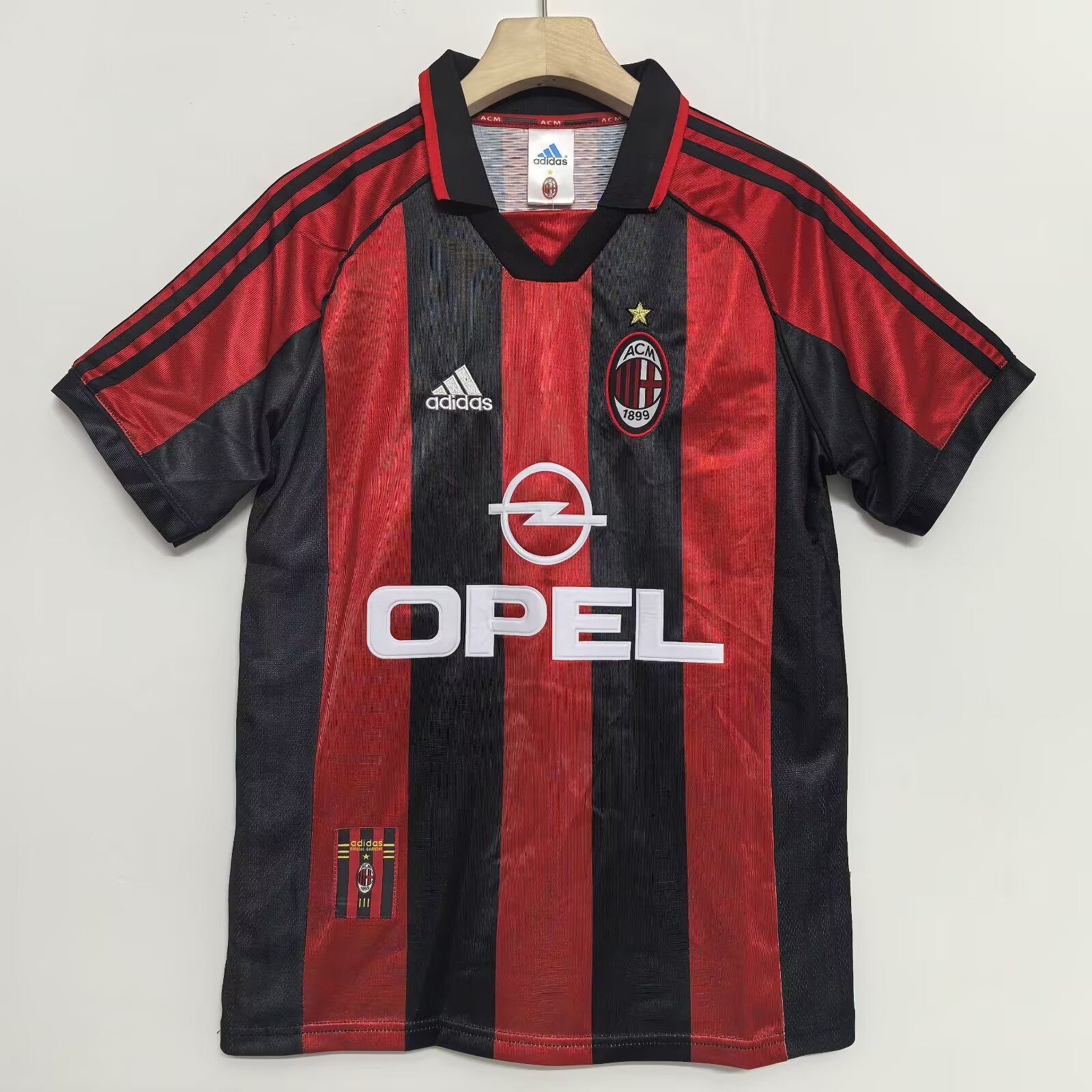 98-99 Retro Version AC Milan Home Jersey