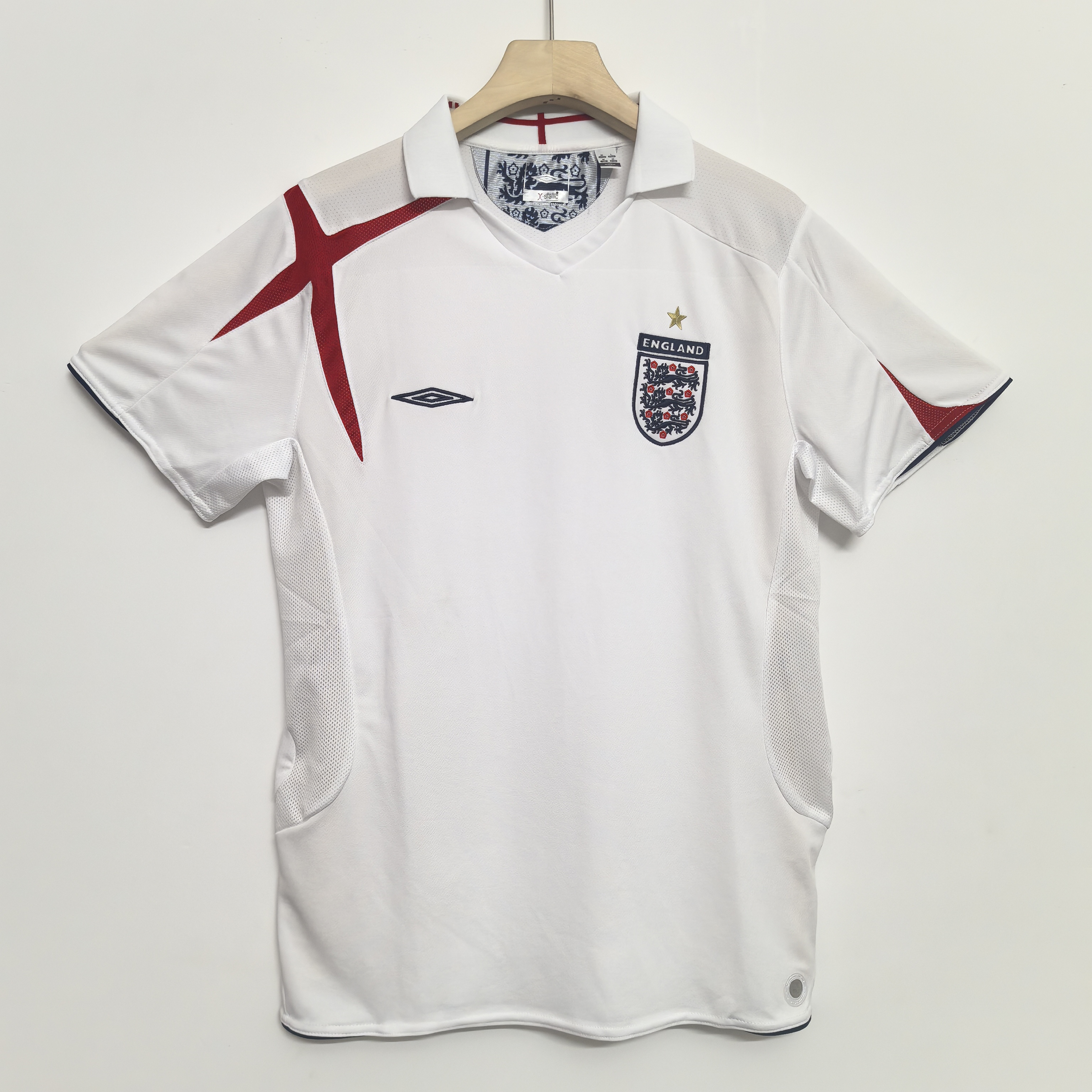 2006 Retro Version England National Football Team Jersey