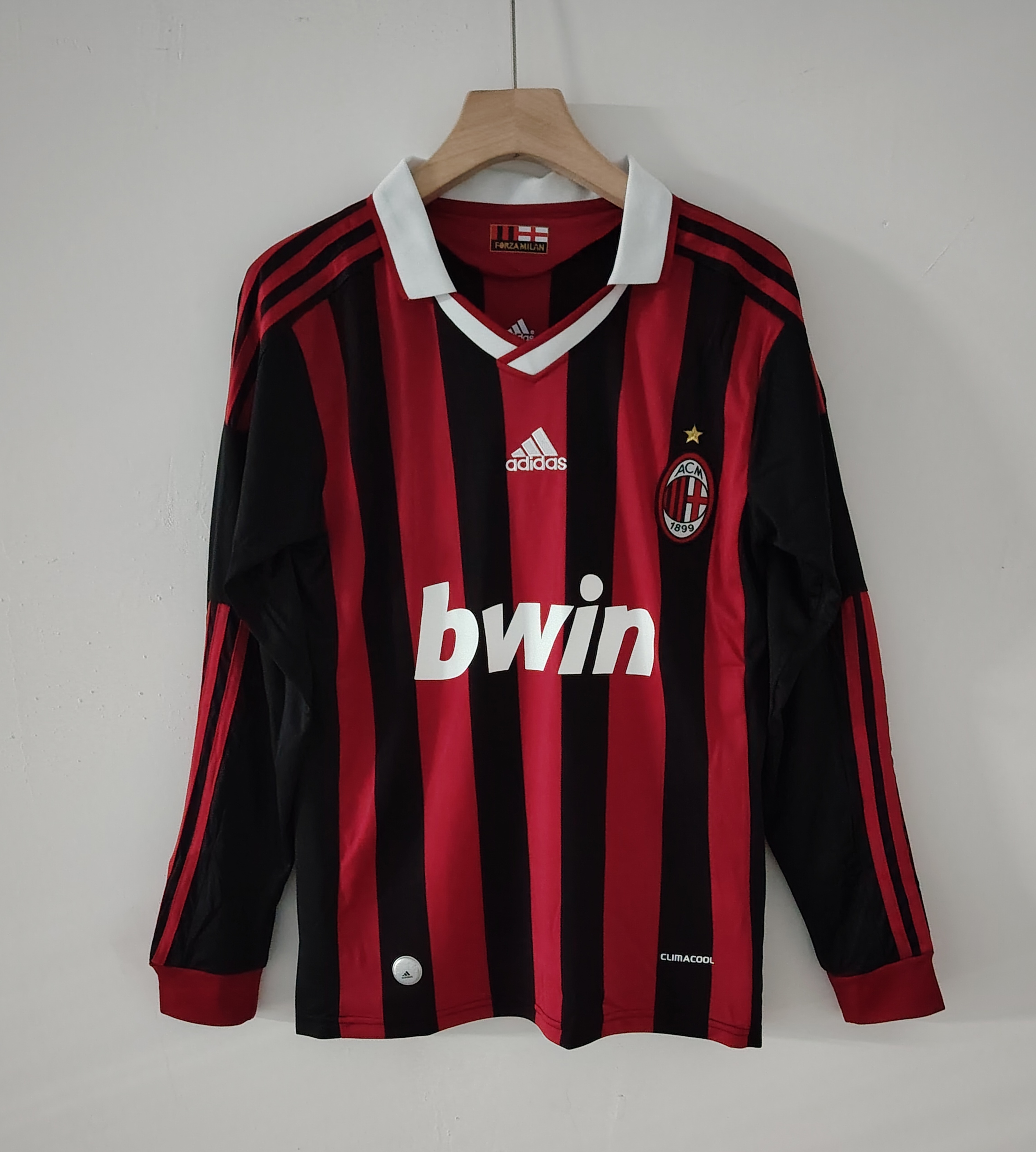09-10 Retro Version AC Milan Home & Long sleeves Jersey