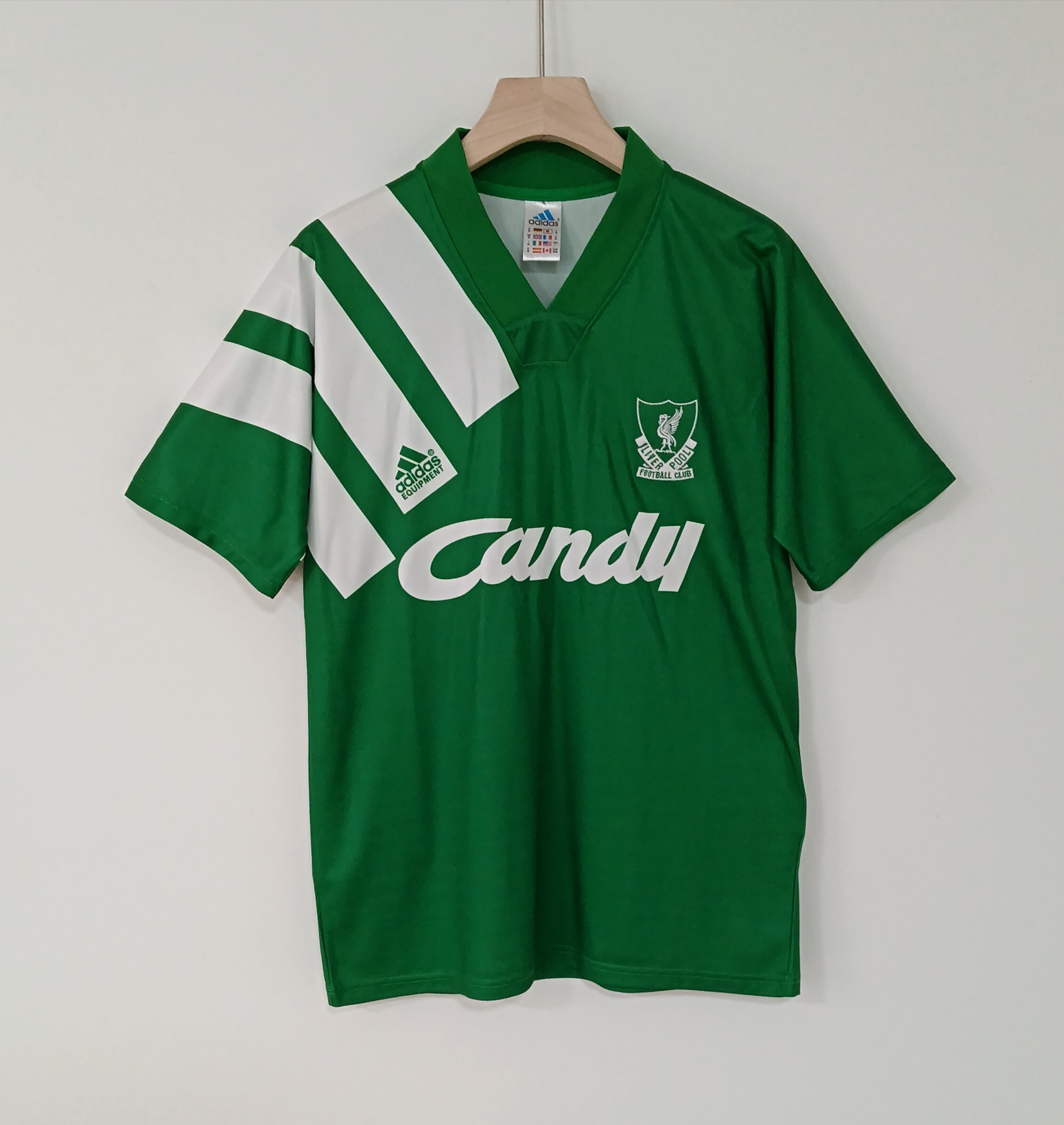 91-92 Retro Version Liverpool FC Away Jersey