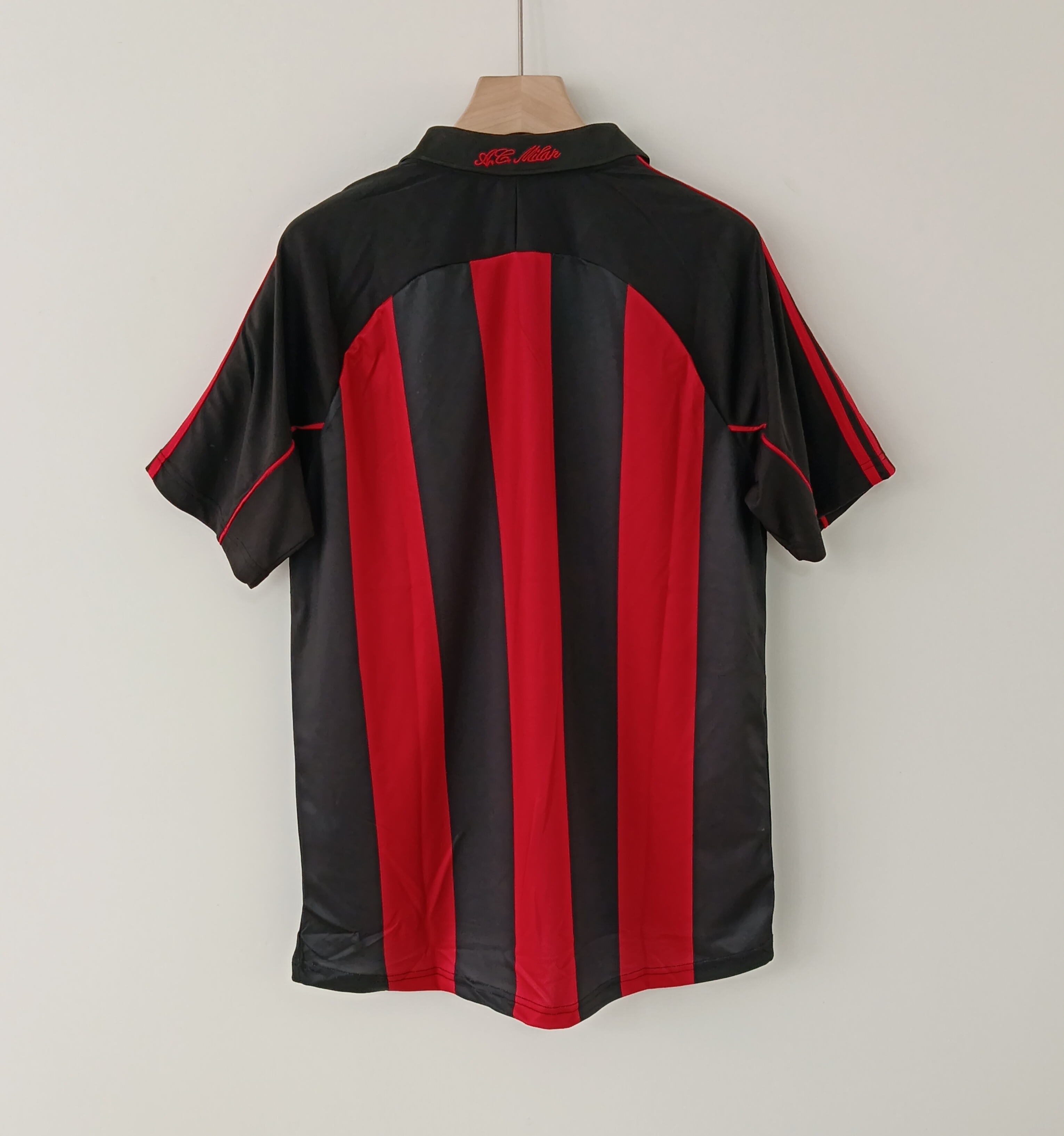 2002/2003 Retro Version AC Milan  Home Football Jersey