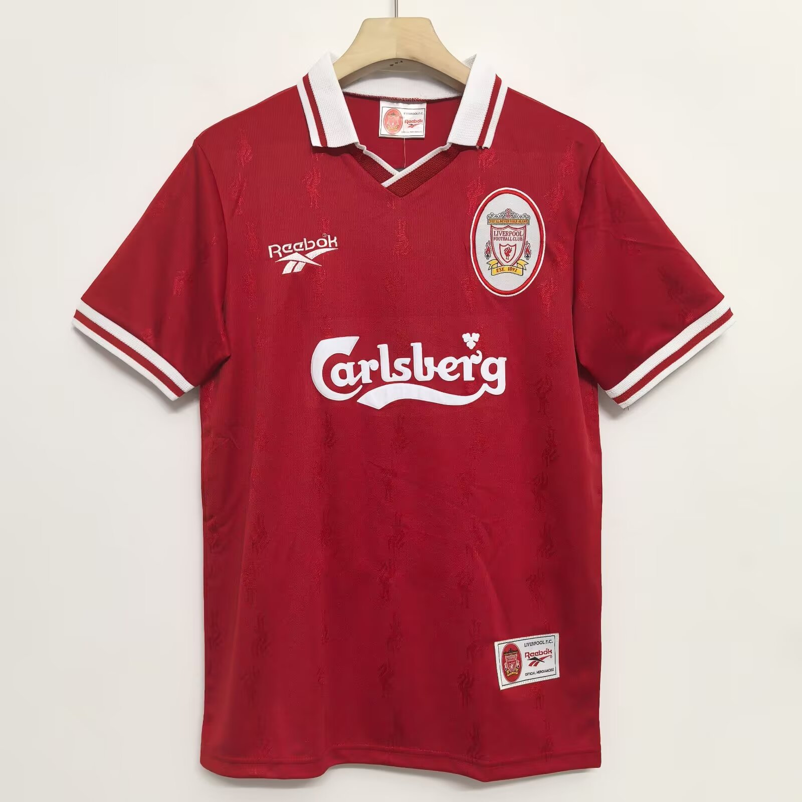 1996/97 Retro Version Liverpool FC Home Jersey