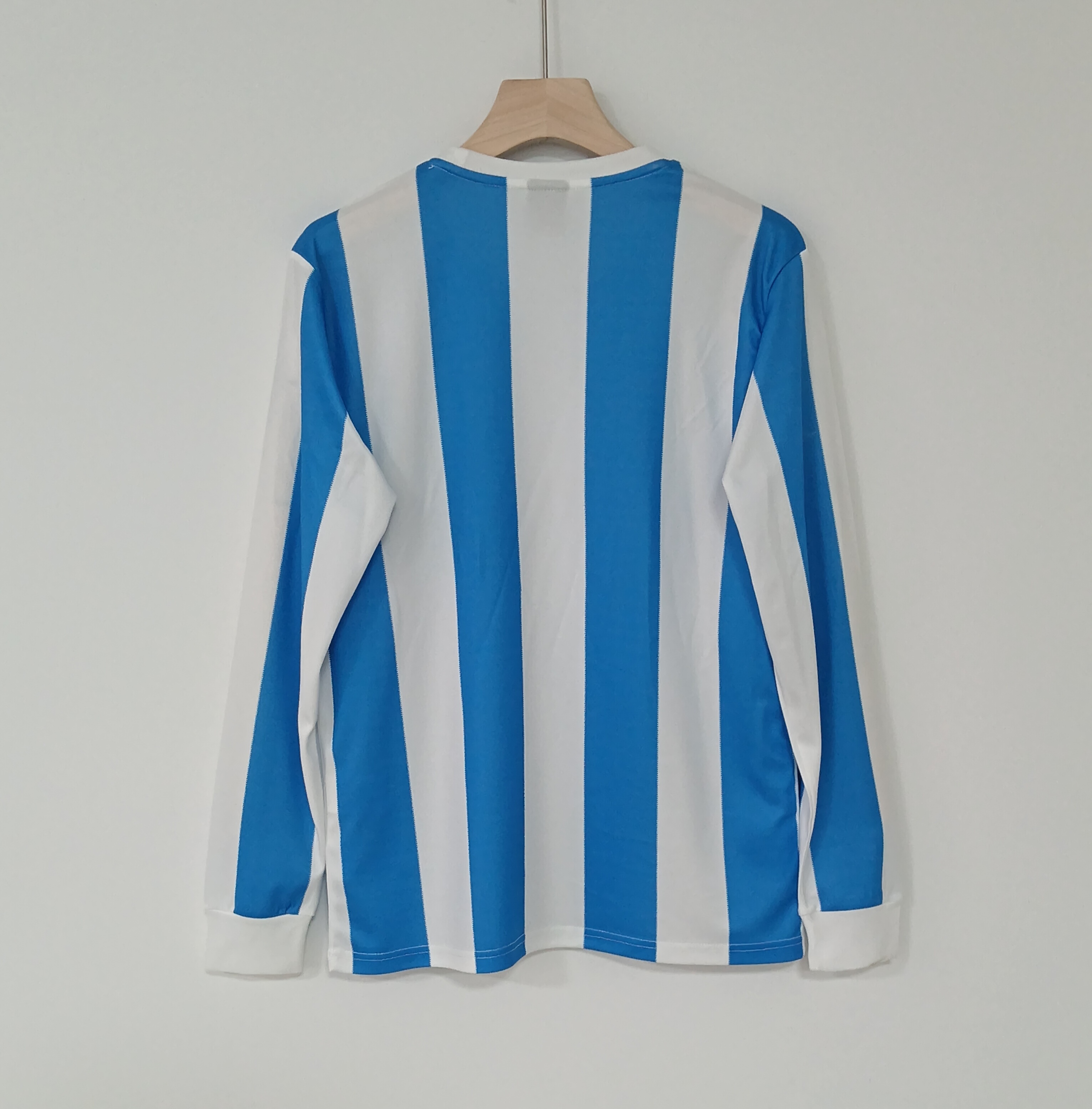 86 Retro Version Argentina National Football Team Retro Jersey Long Sleeves
