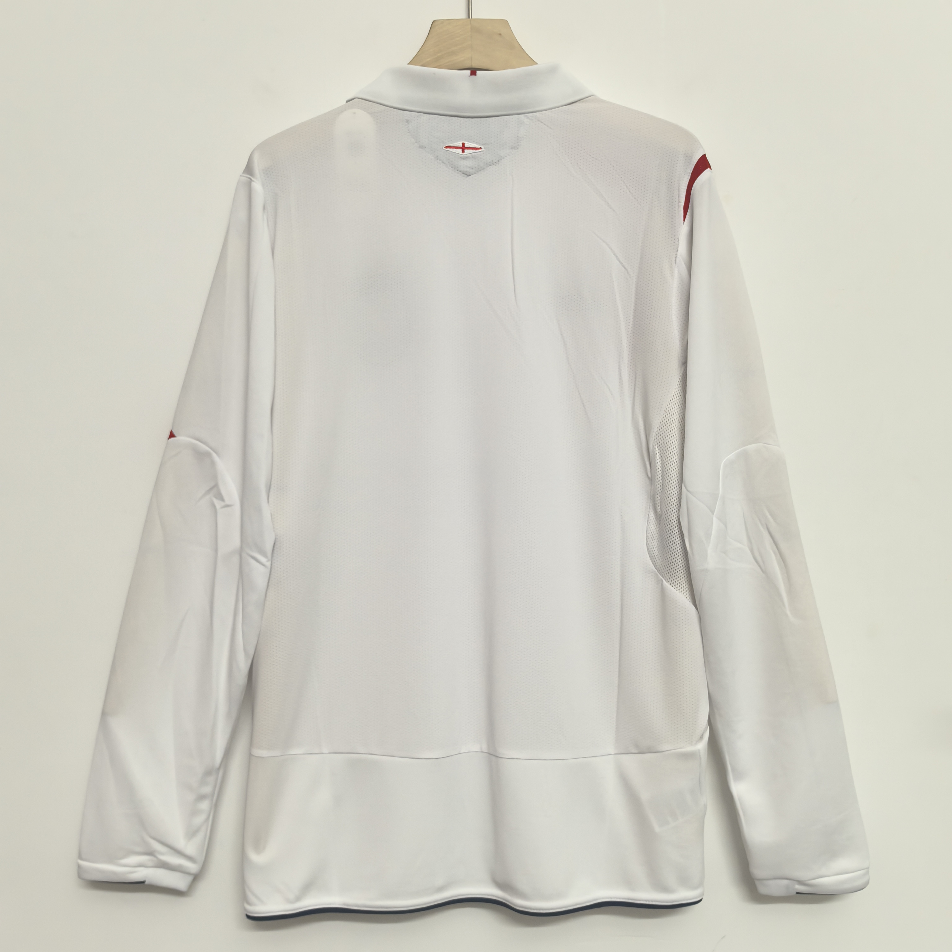 2006 Retro England National Team Long Sleeve Football Jersey