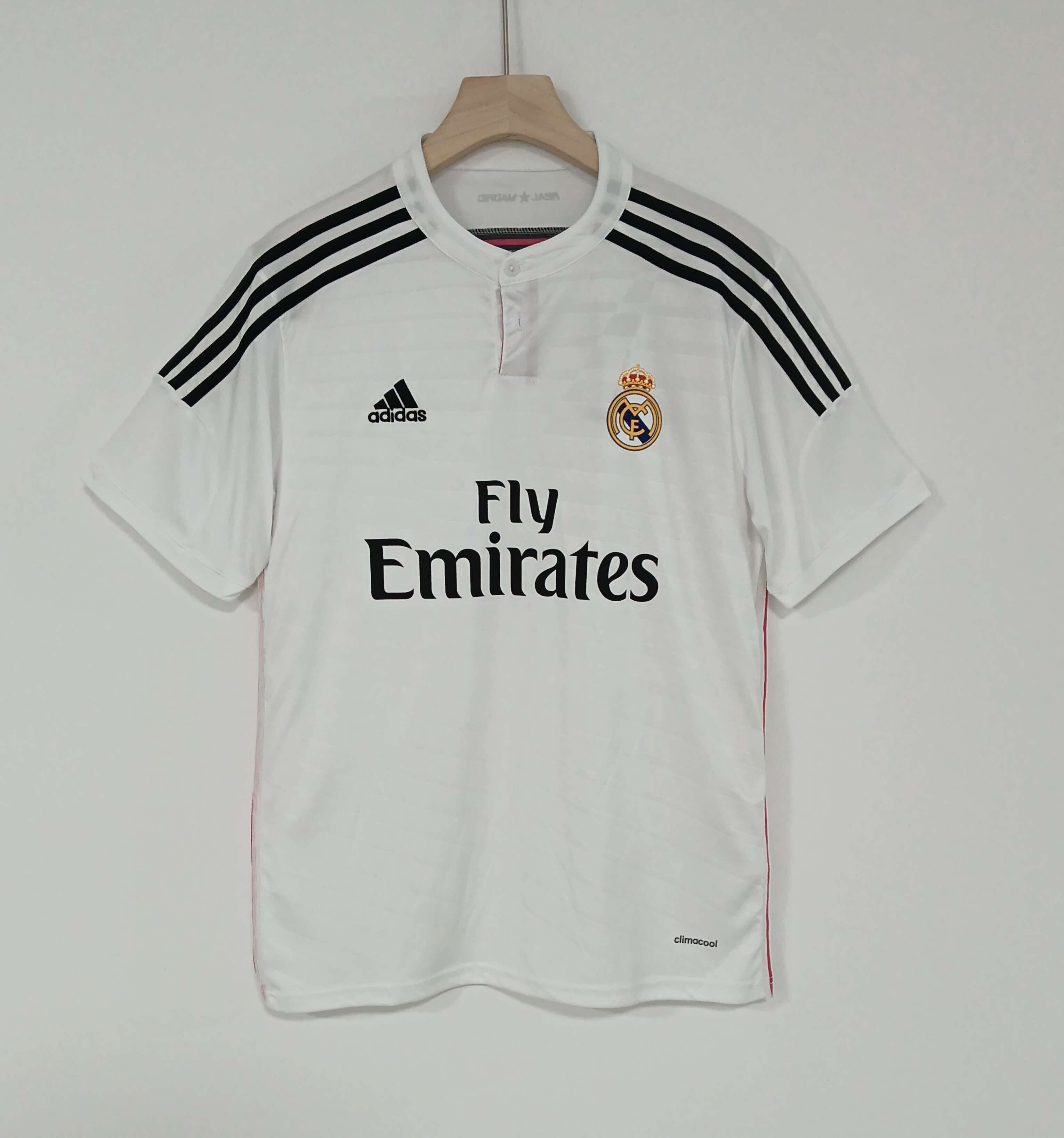 14-15 Retro Version Real Madrid Home Jersey