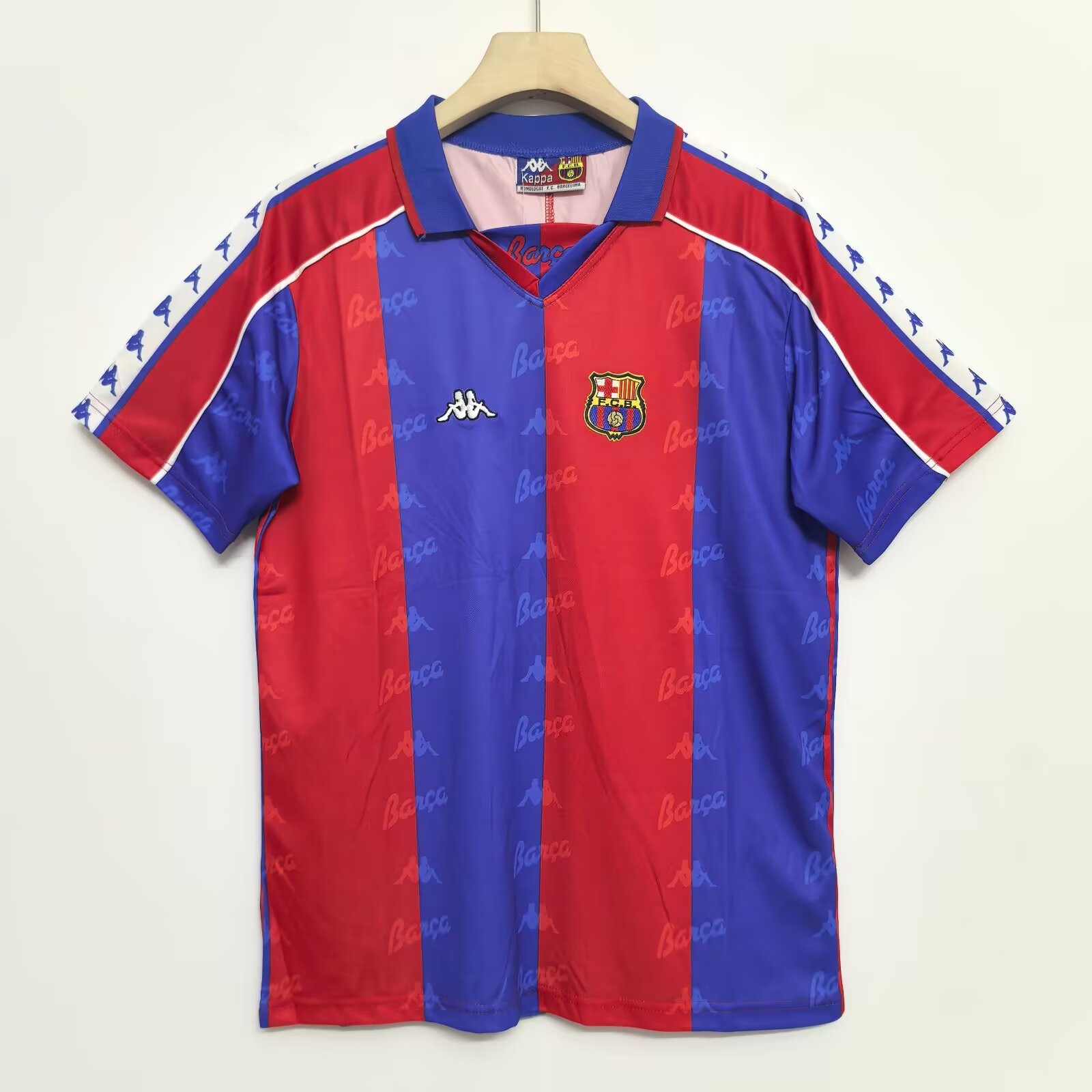 1992 Retro Version FC Barcelona Home Jersey