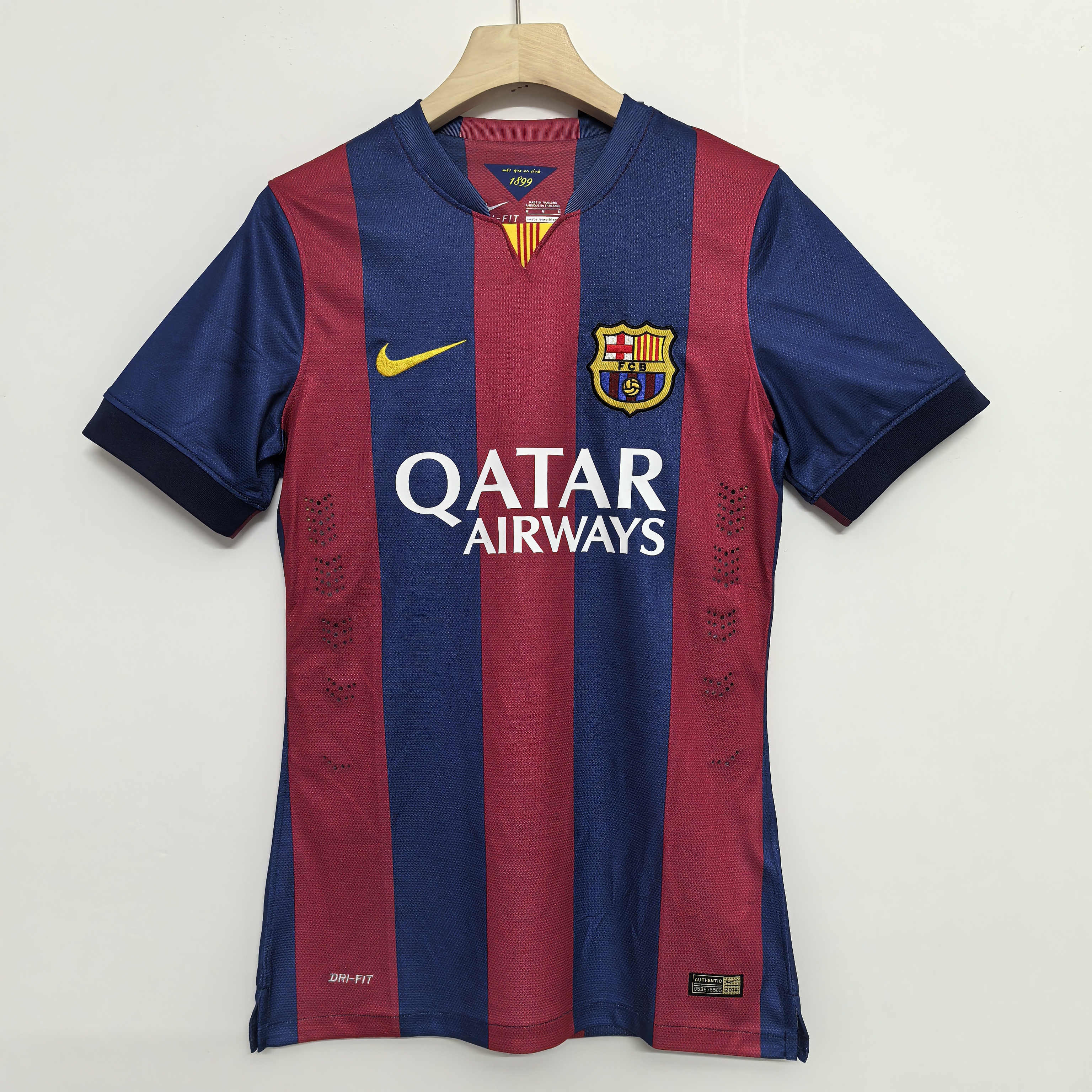 14-15 Retro Version FC Barcelona Home Jersey