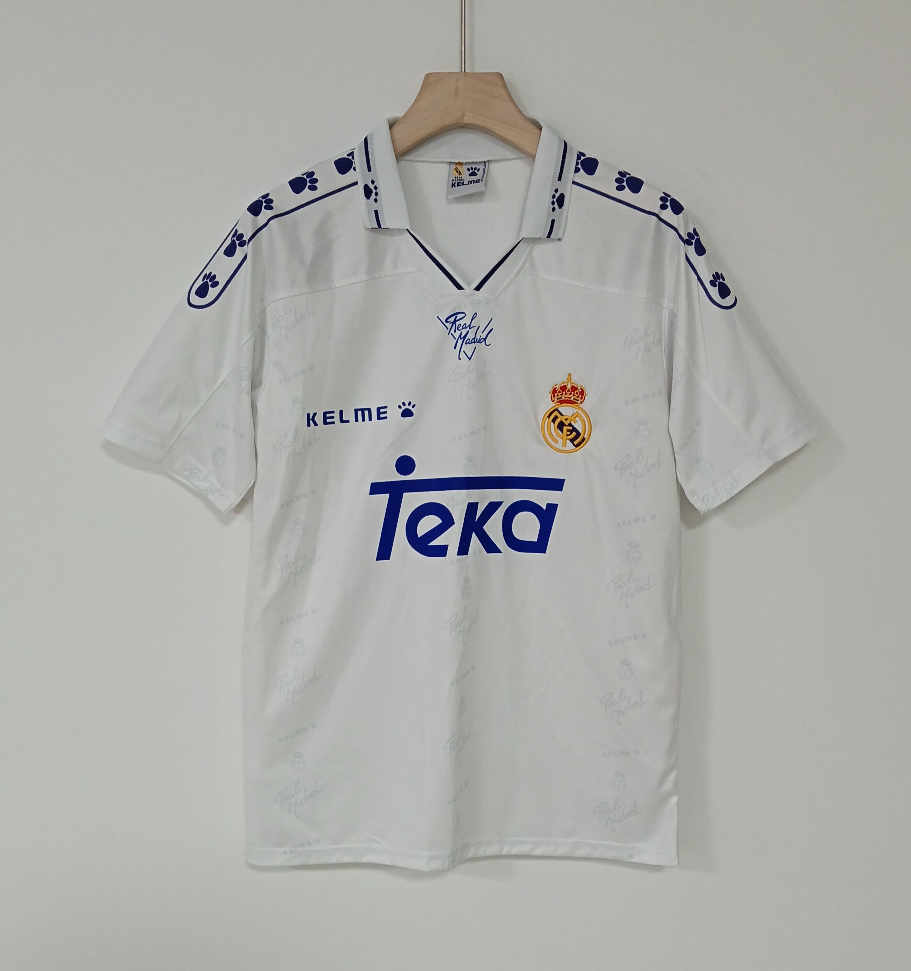 94-96 Real Madrid Signed Football Jersey