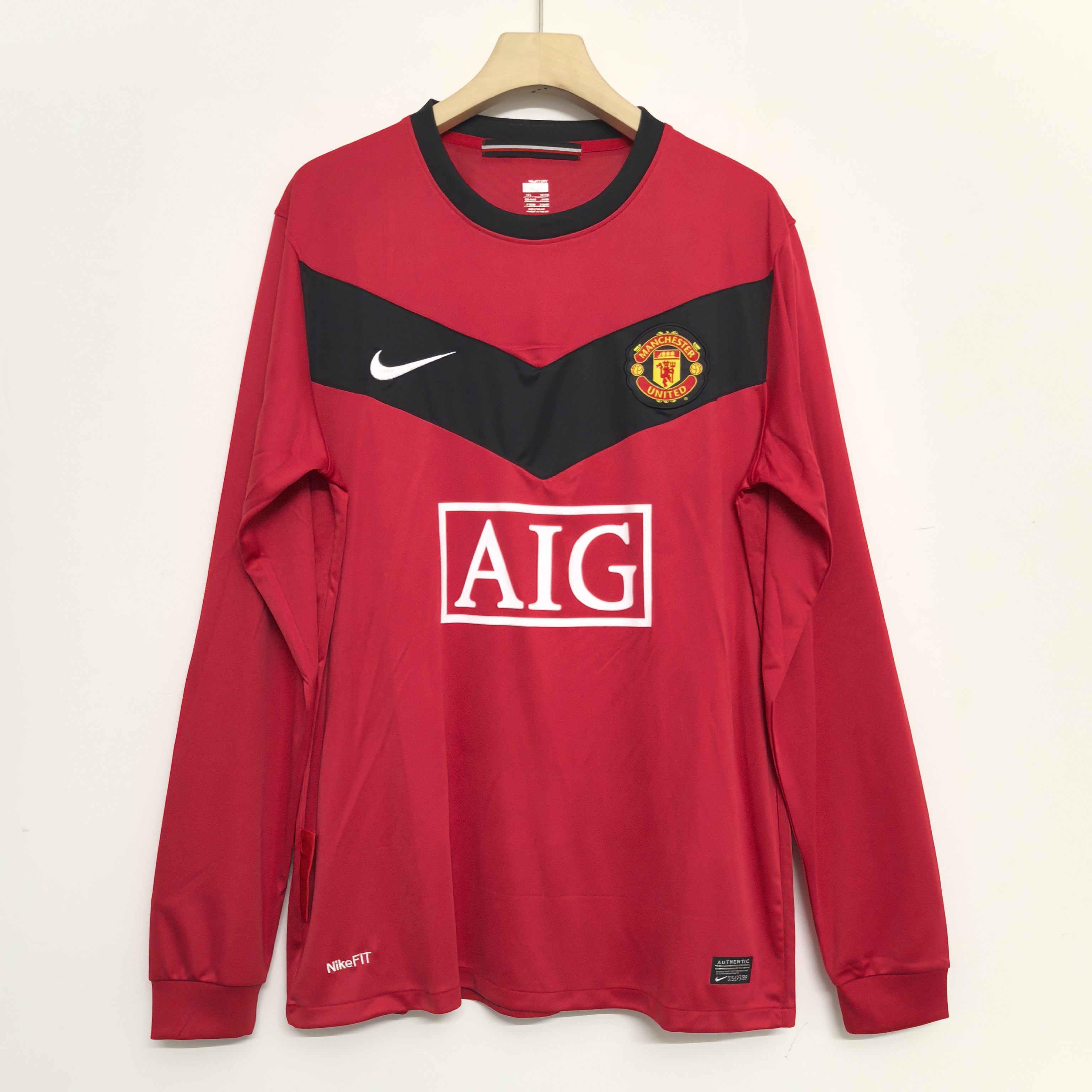 2008-2009 Manchester United  Home Long Sleeve Jersey