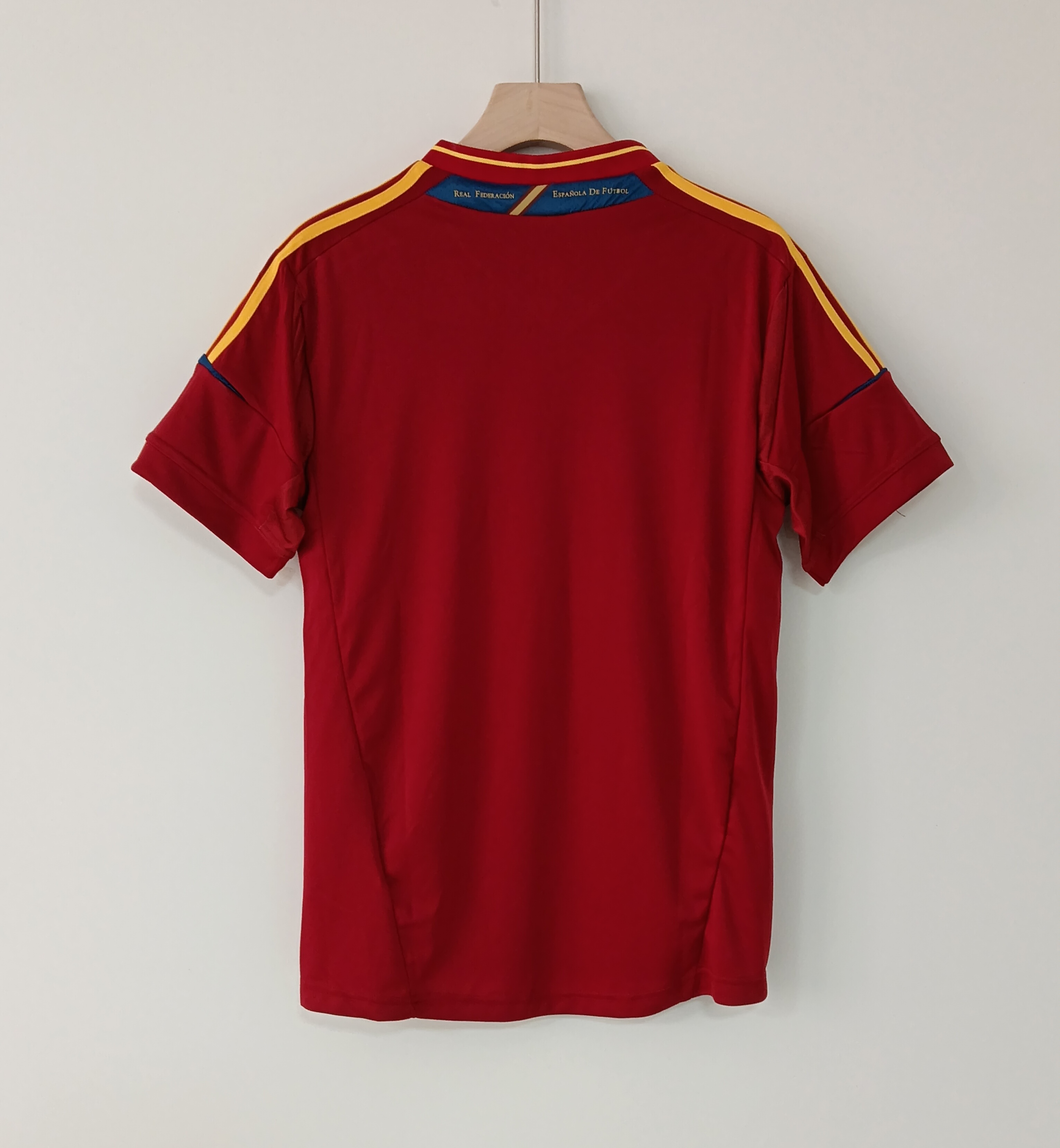 2012 Retro Version Spain National Football Team Jersey