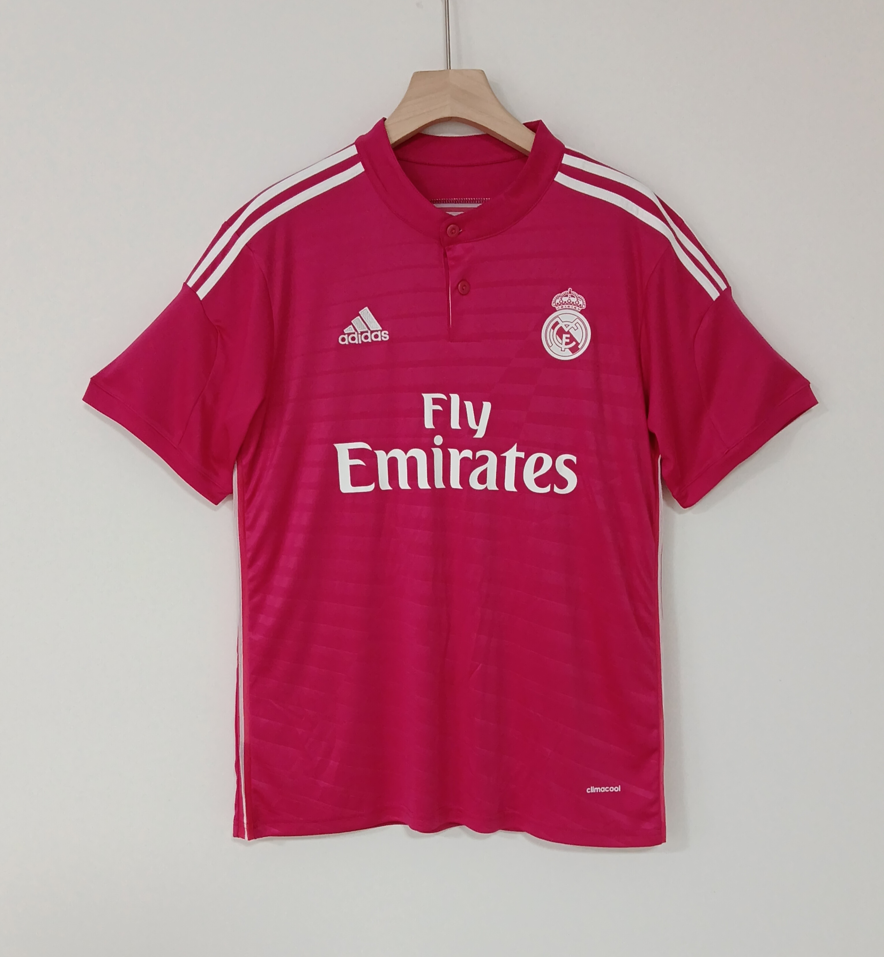 14-15 Retro Version Real Madrid Pink Away Jersey