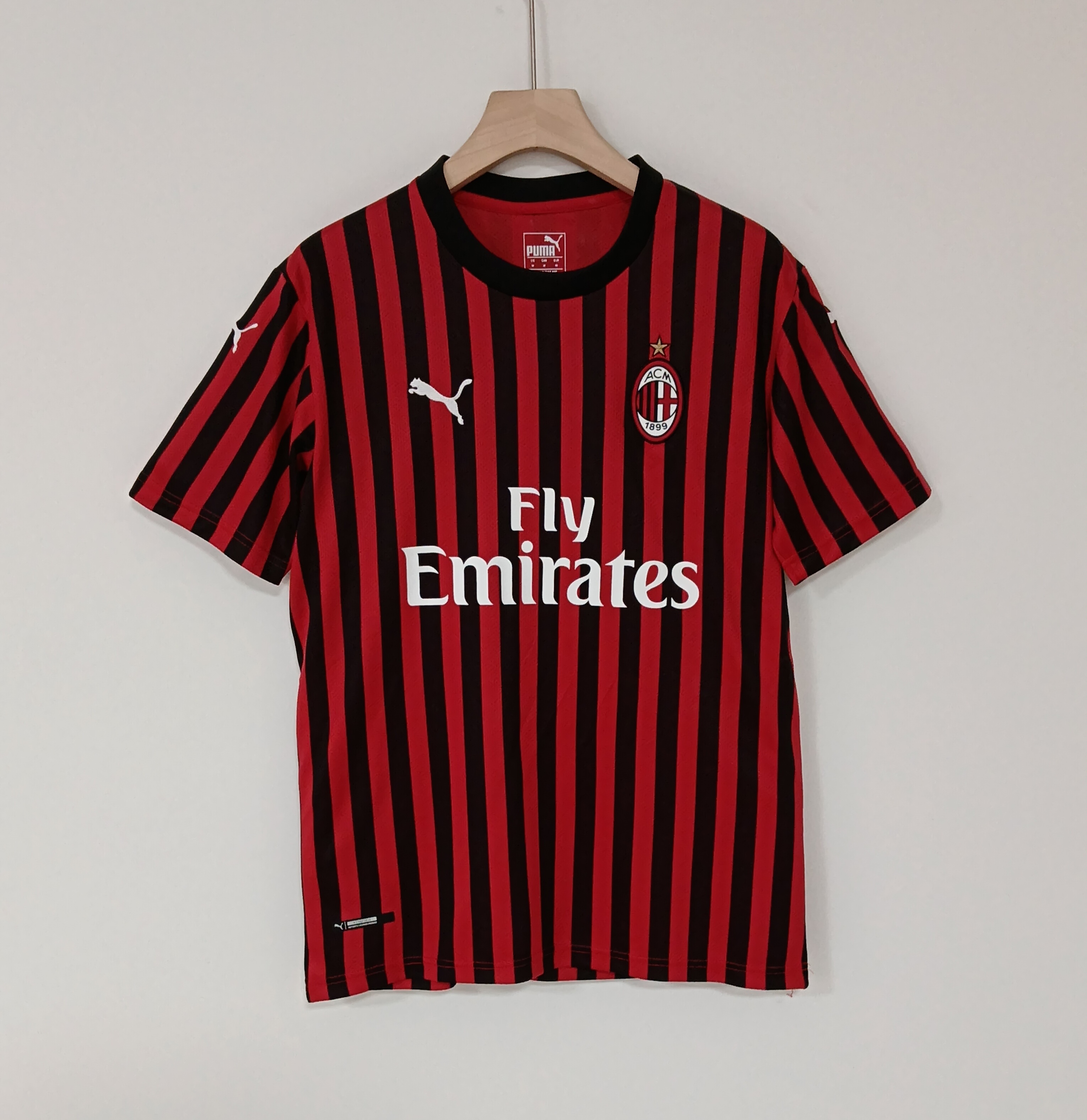 19-20 Retro Version AC Milan Home Jersey