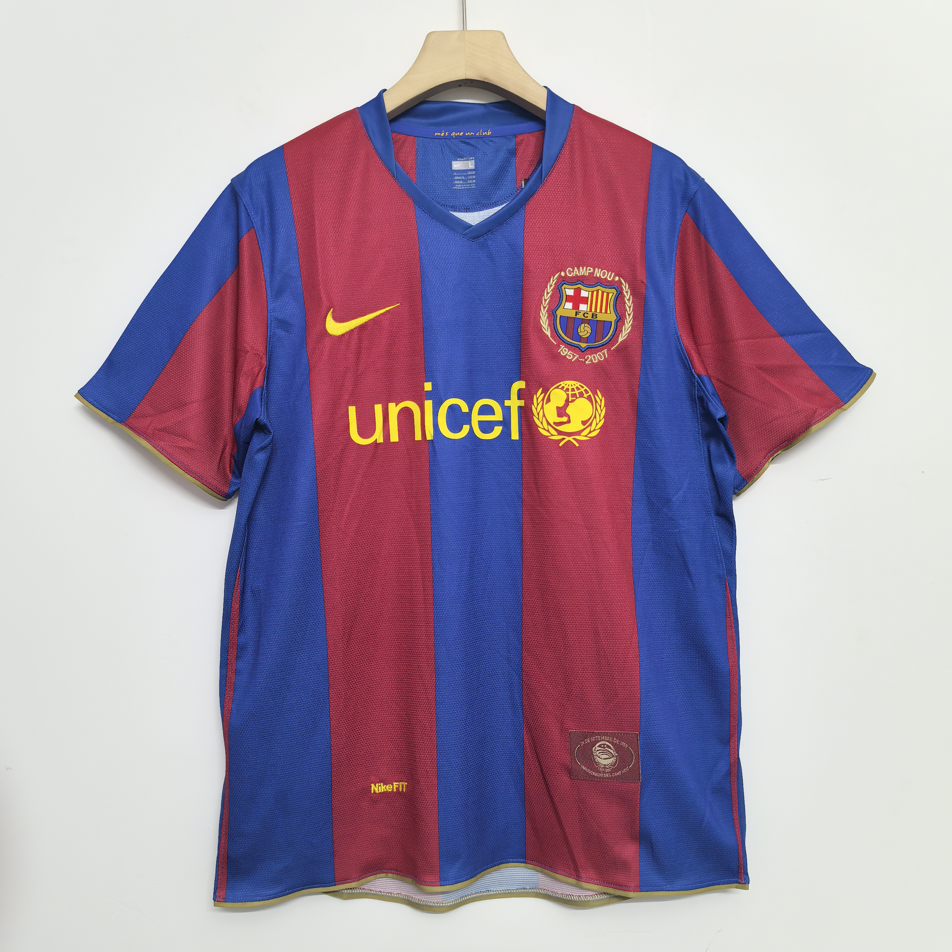 07-08 Retro Version FC Barcelona Home Jersey