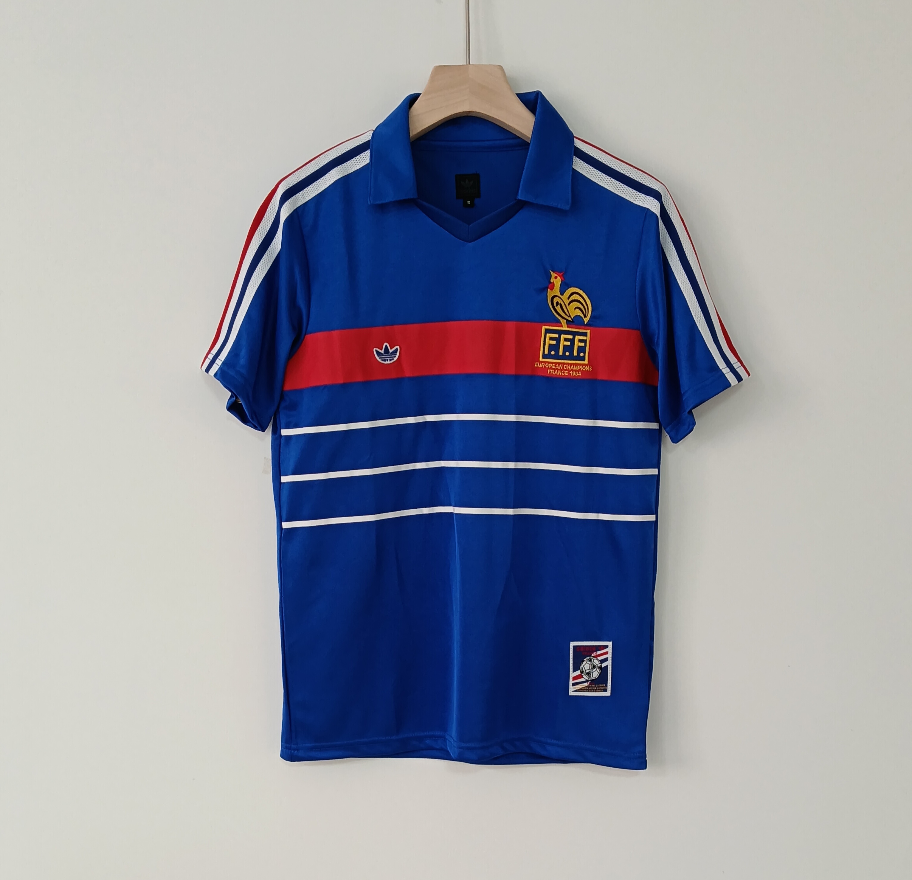 84 Vintage France National Football Team Jersey