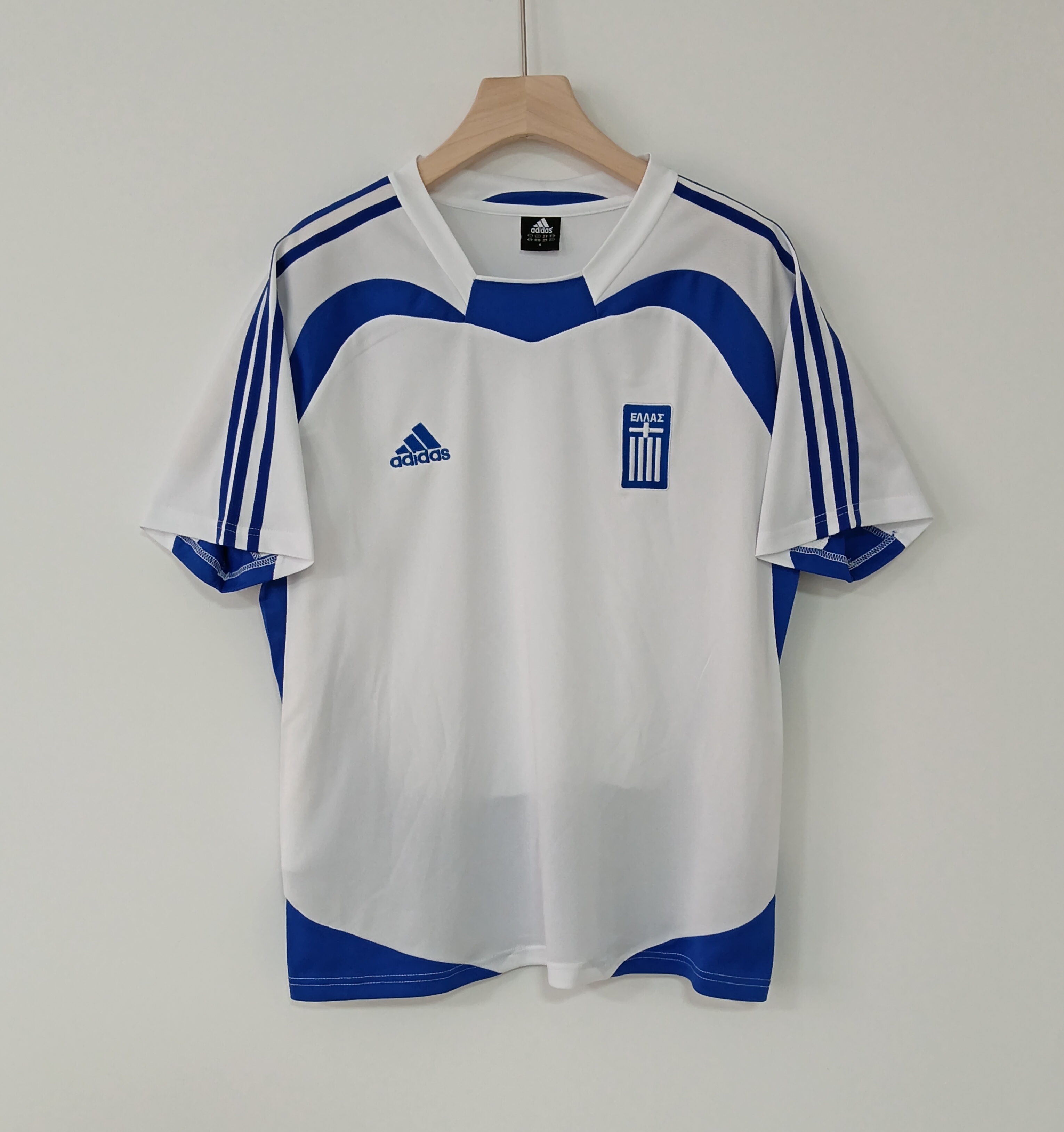 2004 Retro Version Greece National Football Team Jersey