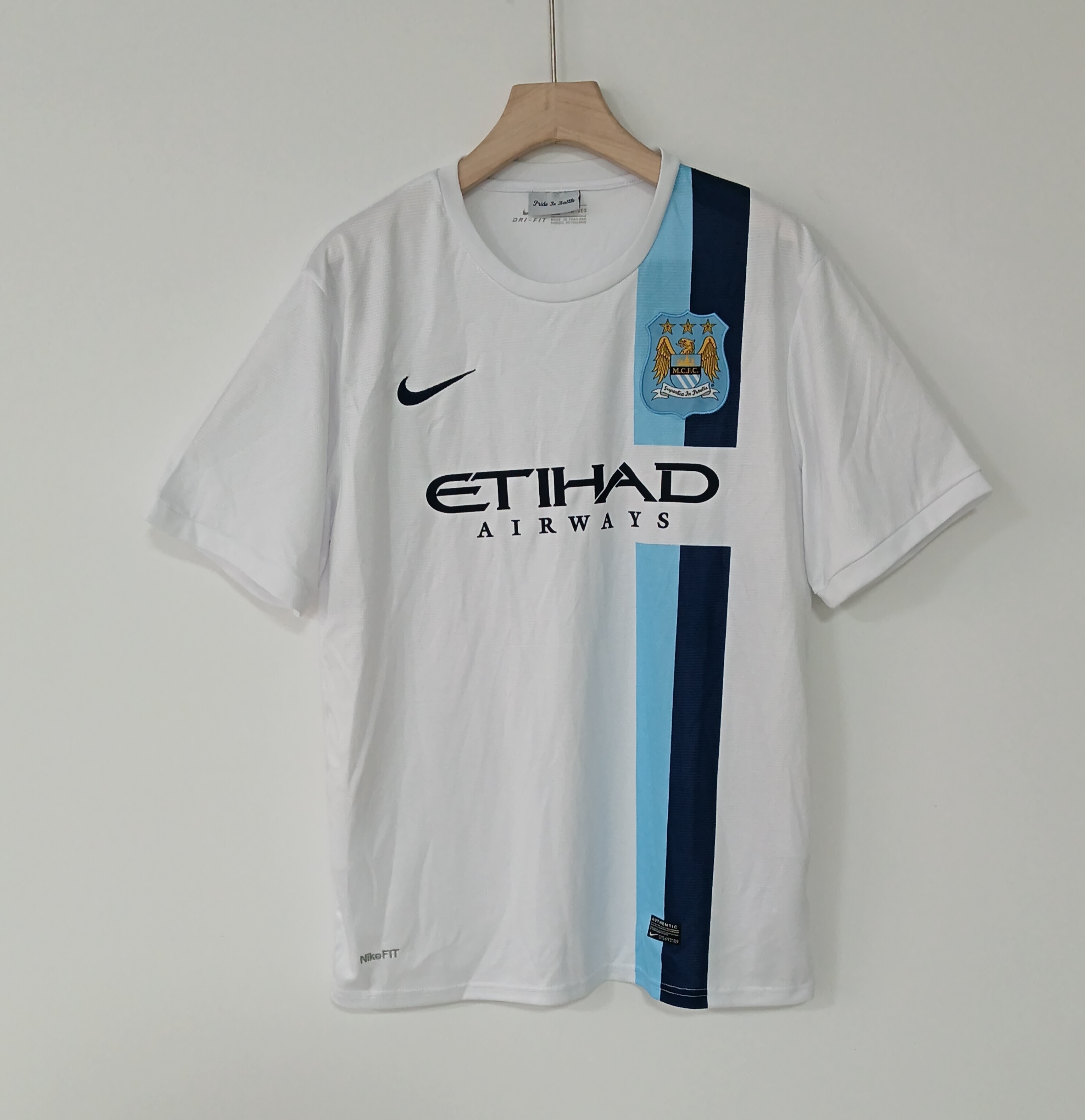 2013/14 Retro Version Manchester City Home Jersey