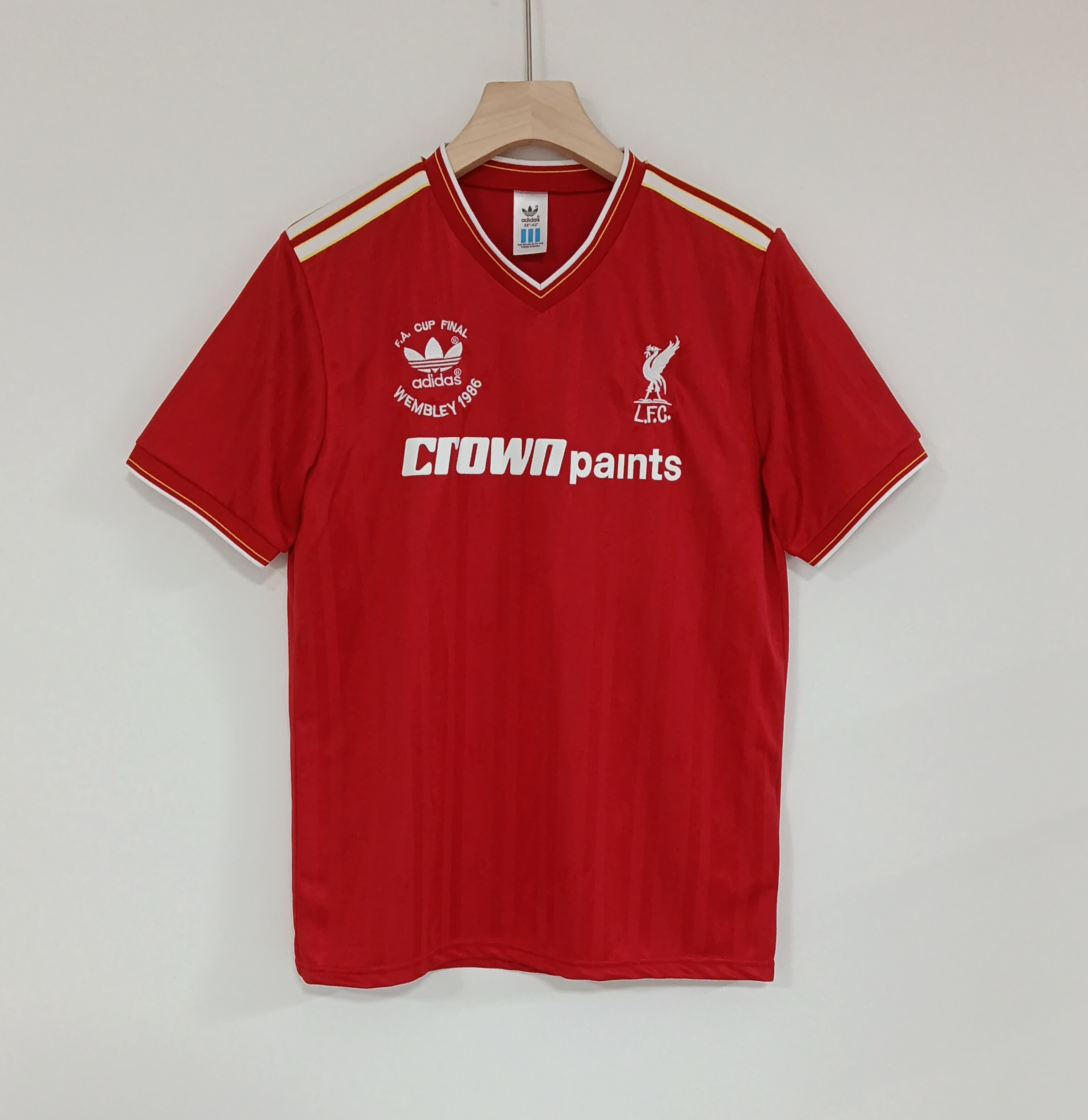 85-86 Liverpool FC FA Cup Final Retro Jersey