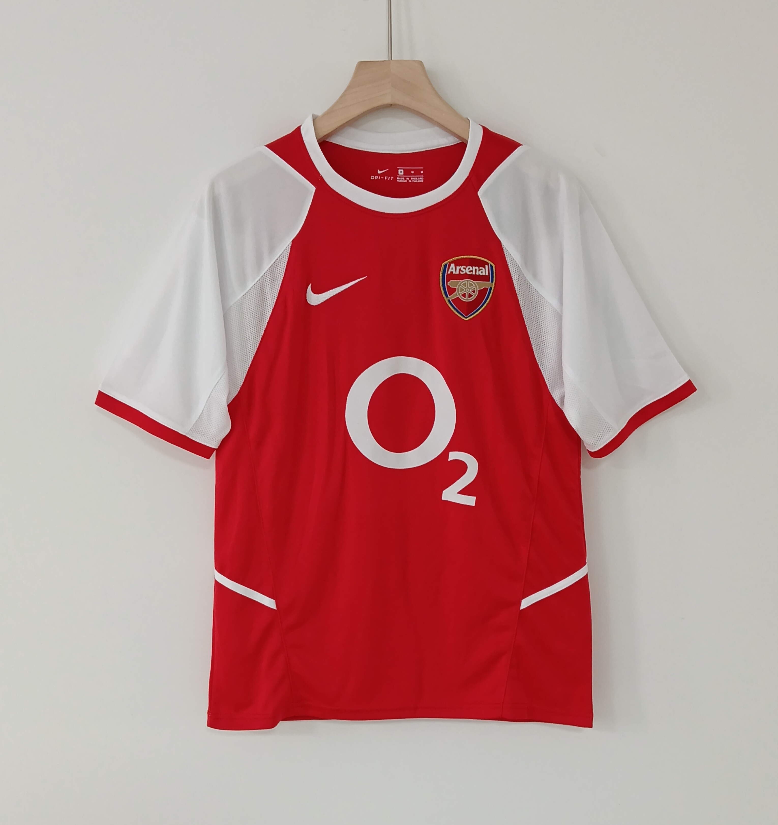 02-04 Retro Version Arsenal Football Club Home Jersey