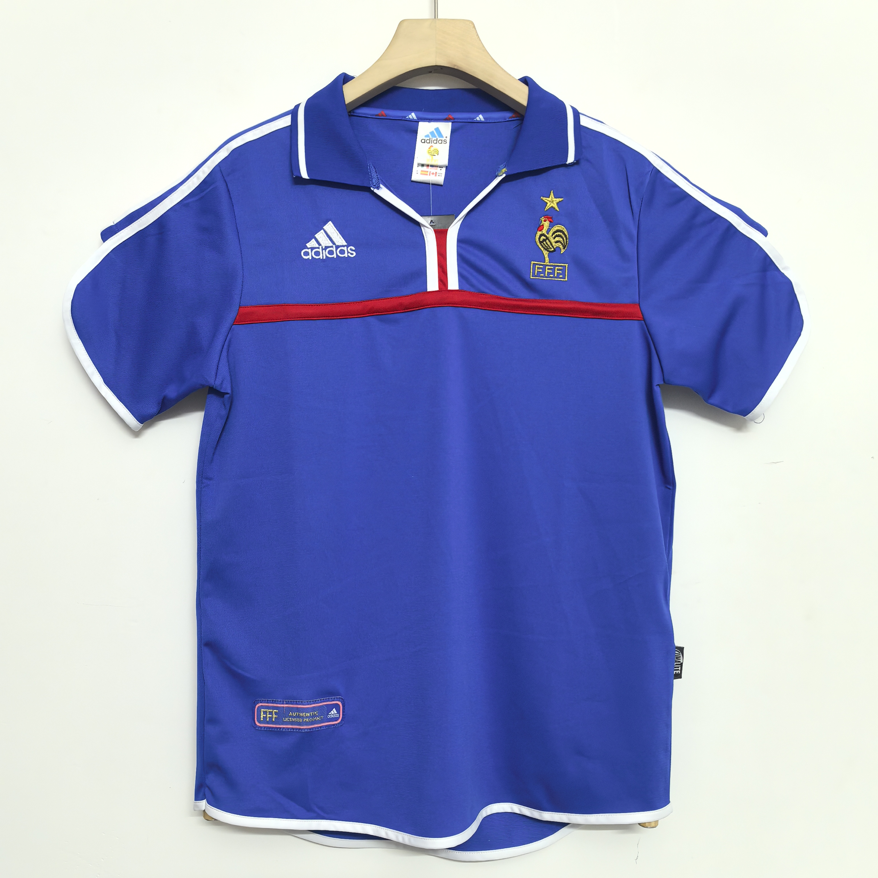 2000 Retro Version France National Football Team Jersey