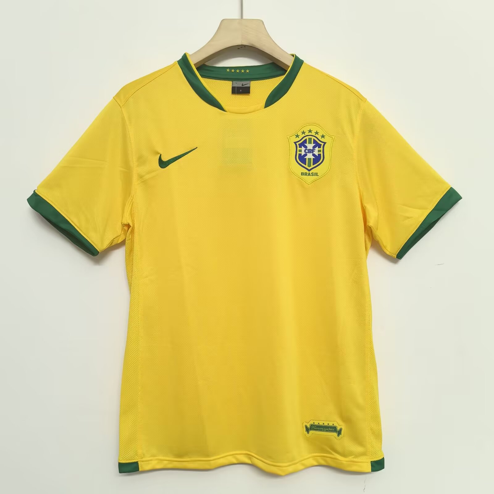 06 Retro Version Brazil National Football Team Jersey