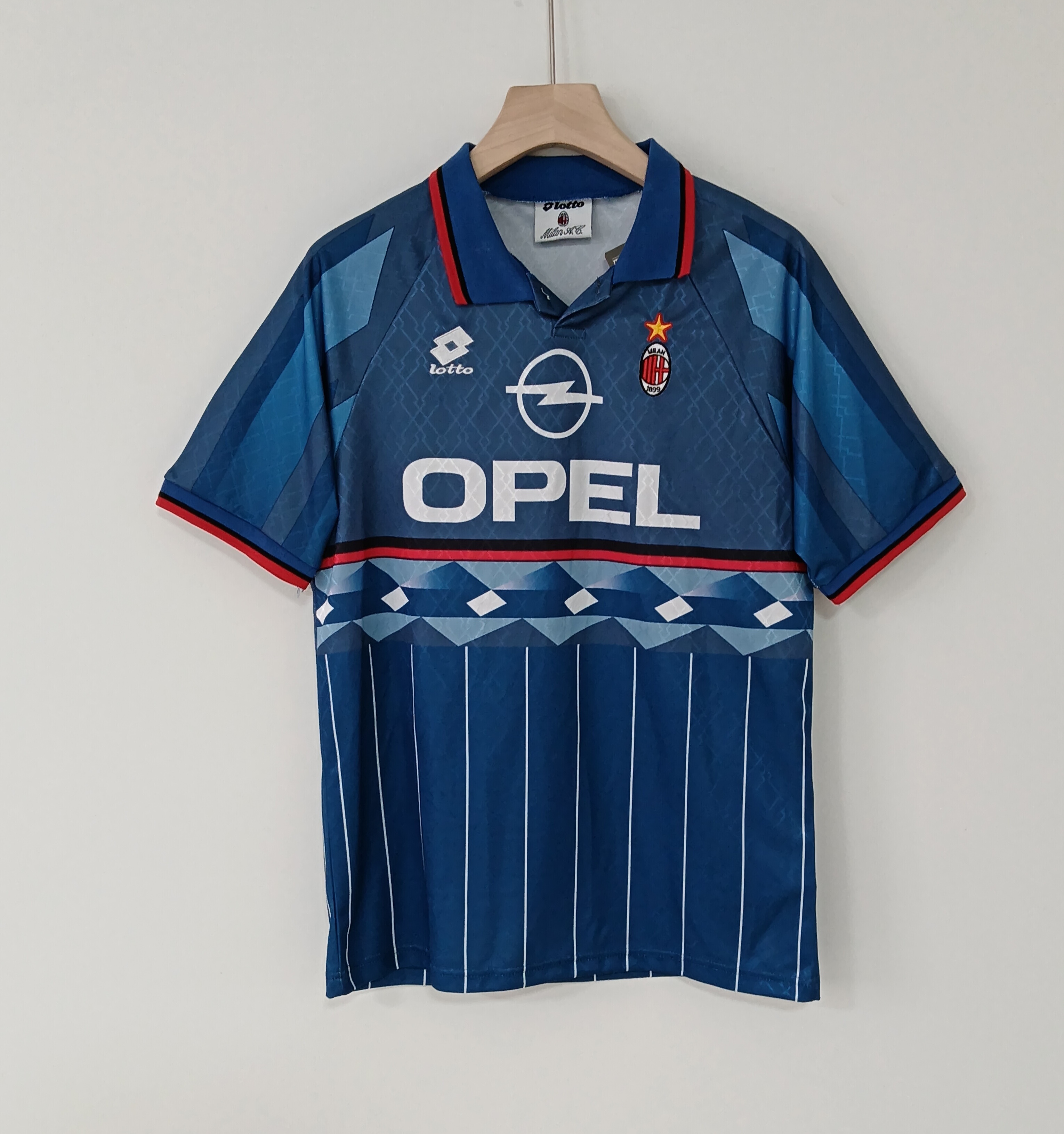 95-96 Retro Version AC Milan Away Jersey