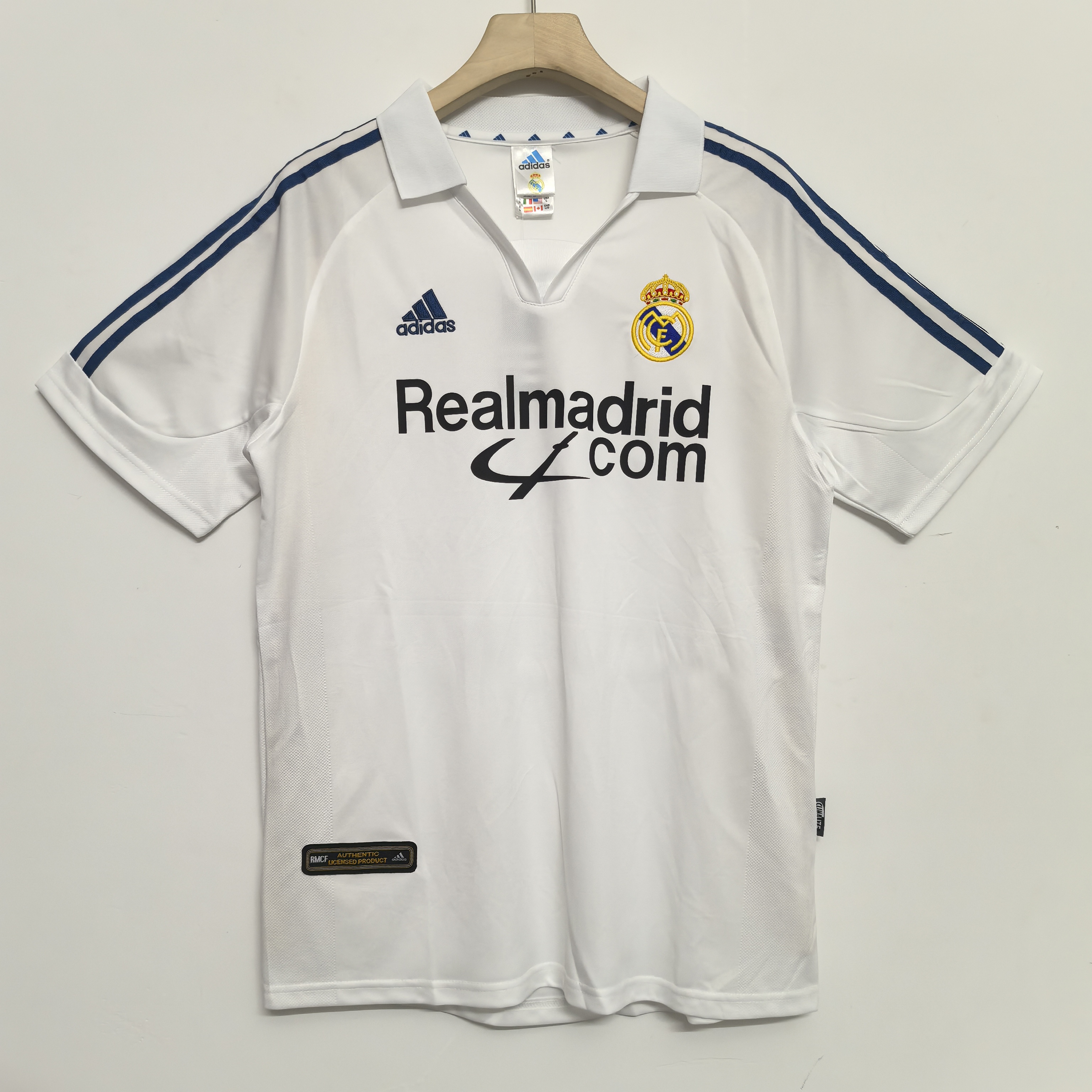 01-02 Retro Version Real Madrid Home Jersey