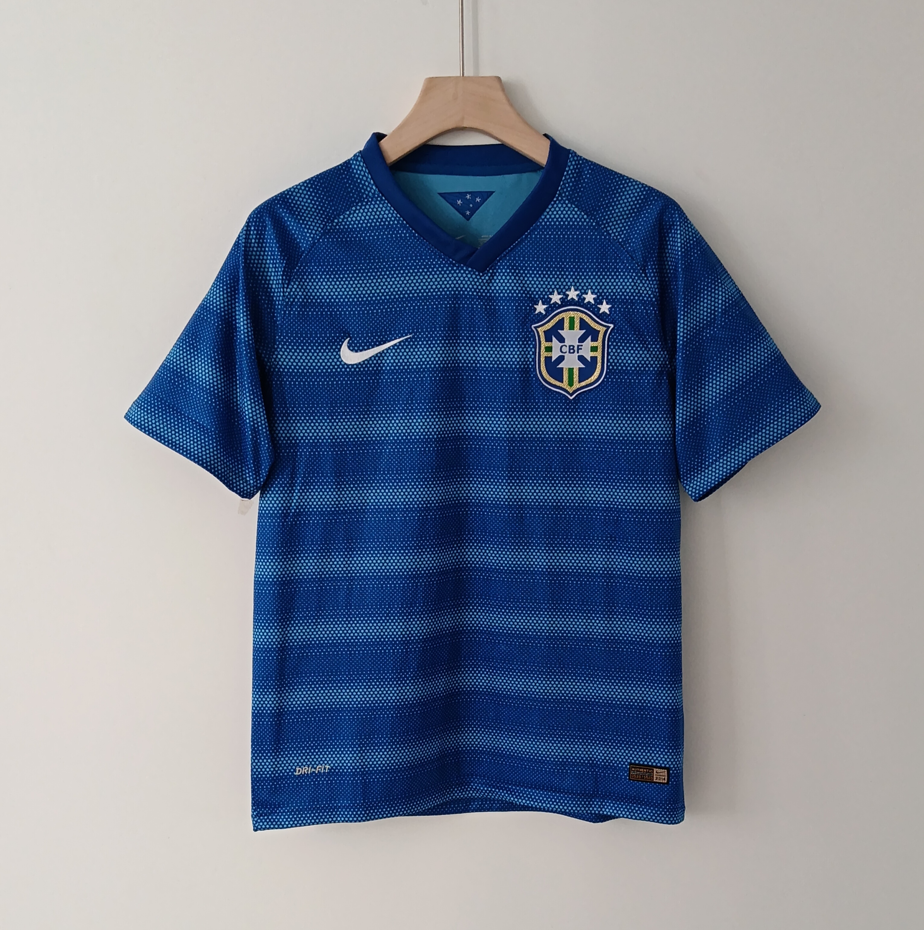 14 Retro Version Brazil National Team Soccer Jersey