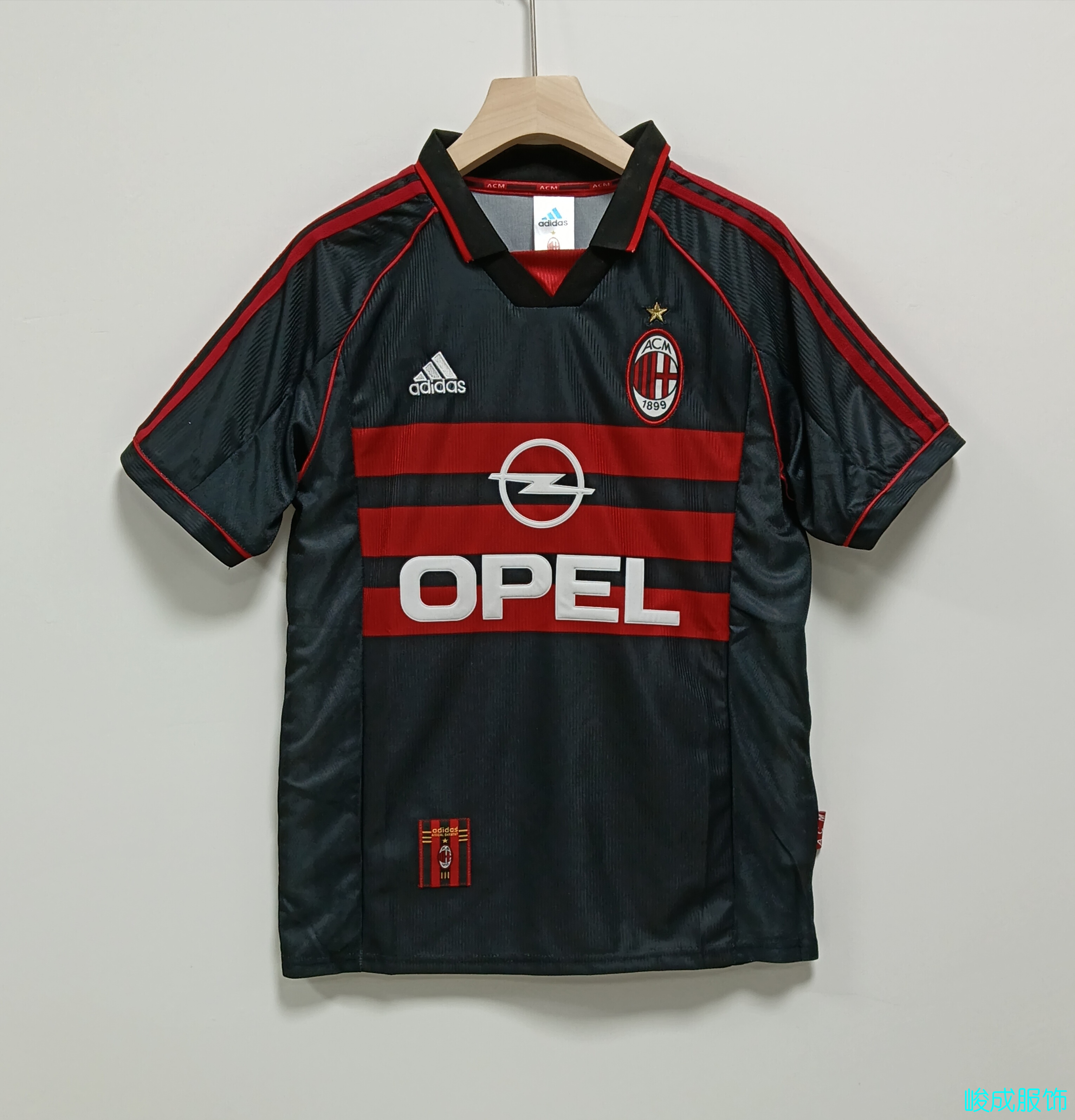 98-99 Retro Version AC Milan Home Jersey