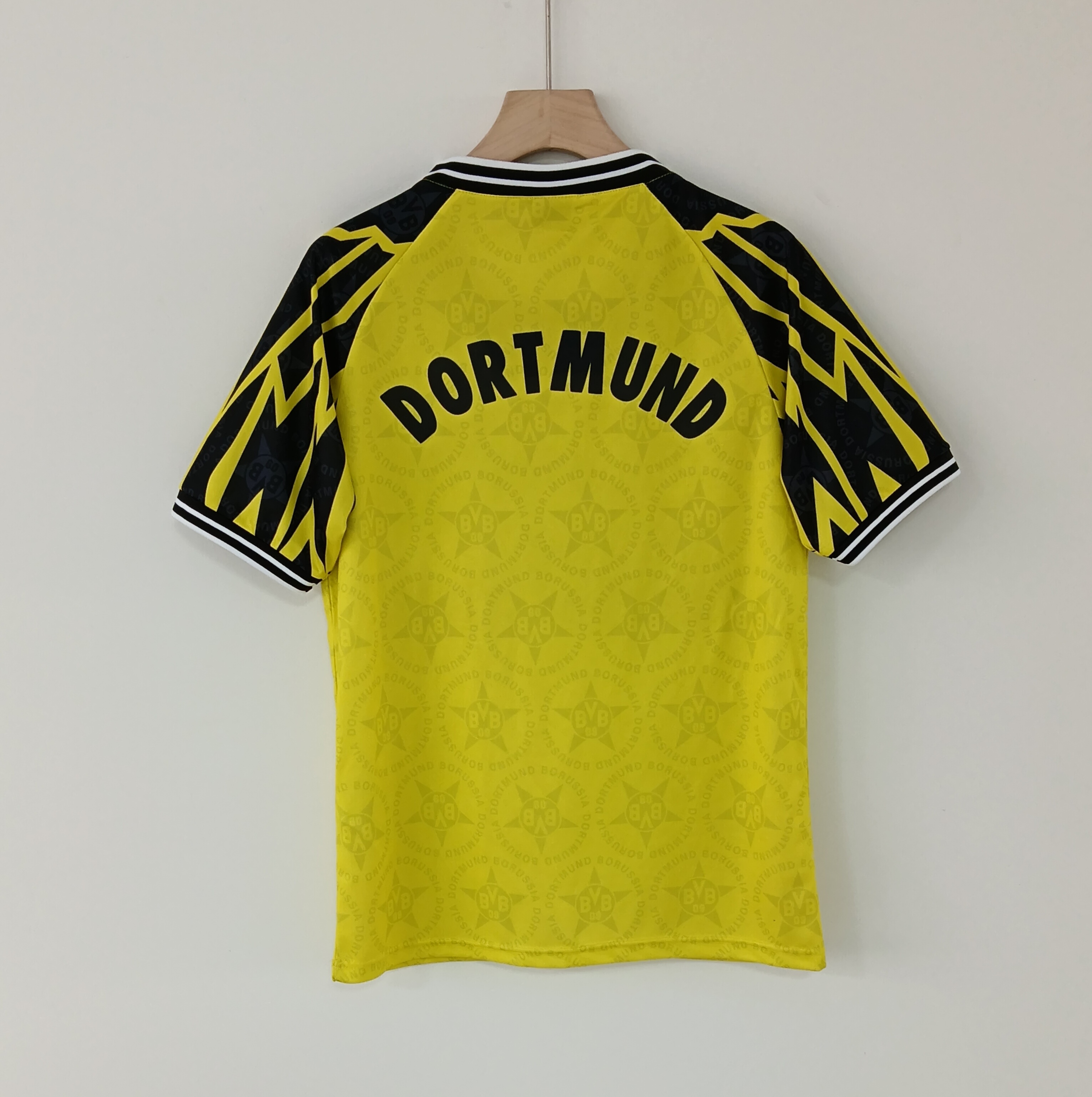 94-95 Retro Version Borussia Dortmund Home Jersey