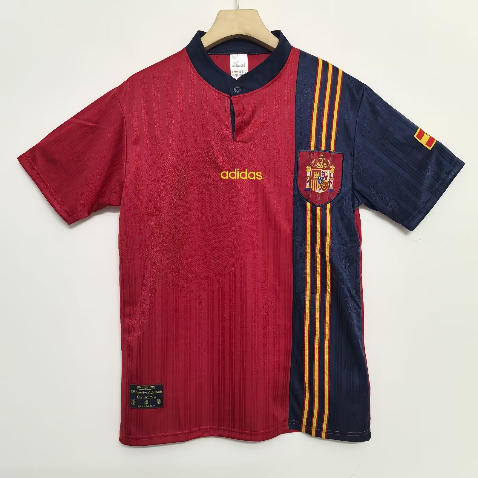 1996 Spain National Football Team Retro Jersey