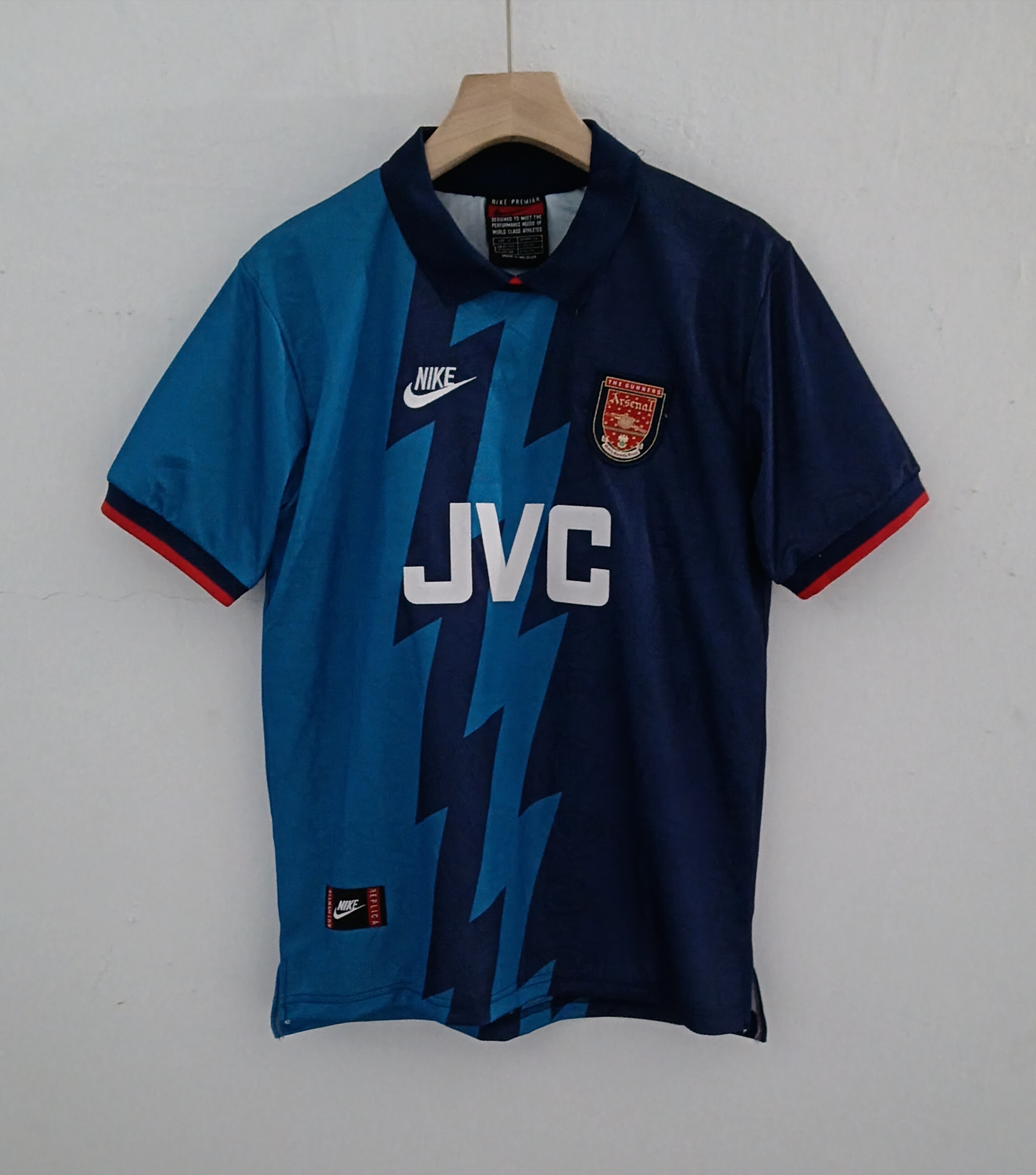 95-96 Retro Version Arsenal Away Jersey
