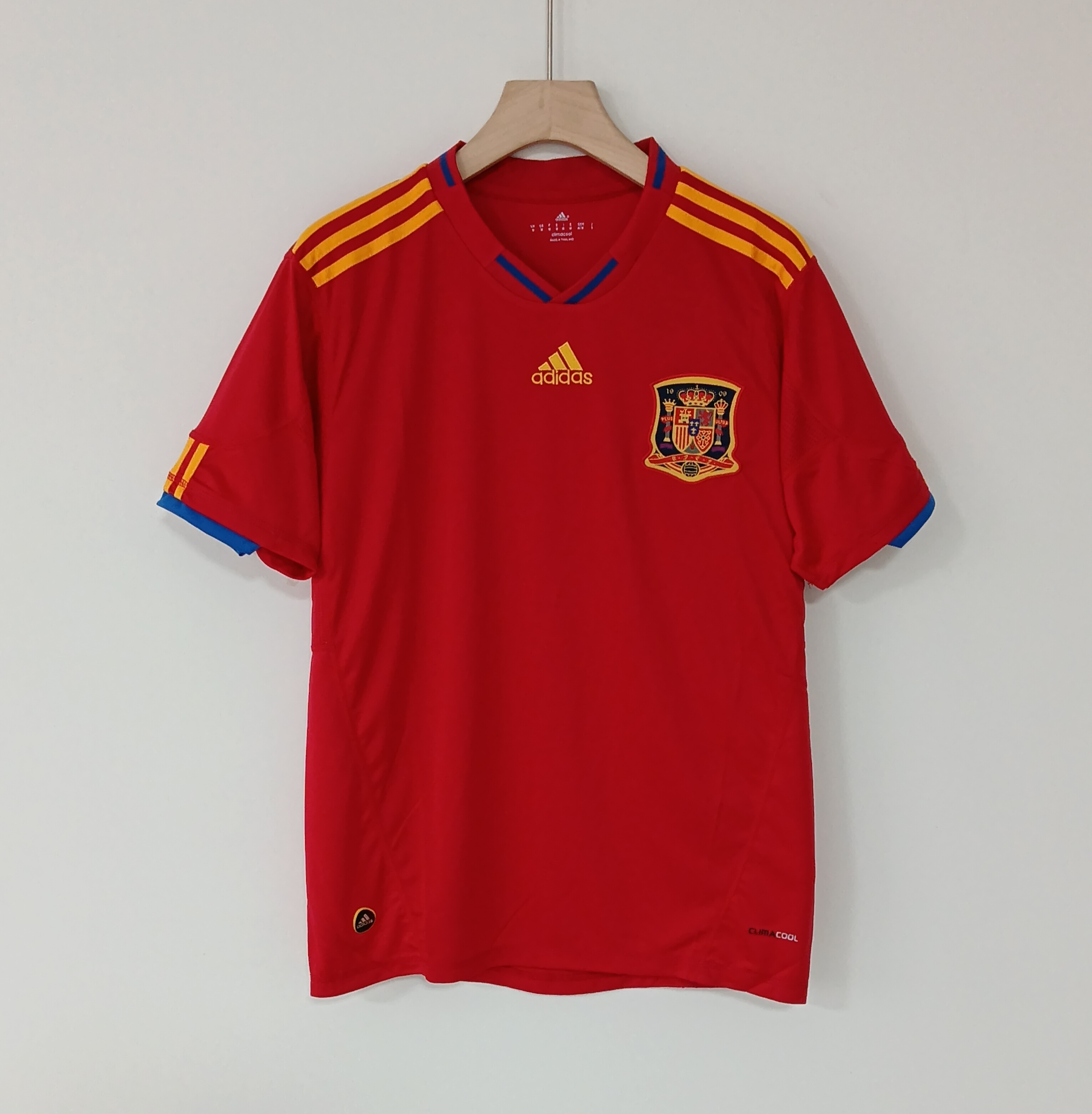 2010 Retro Spain National Football Team Jersey