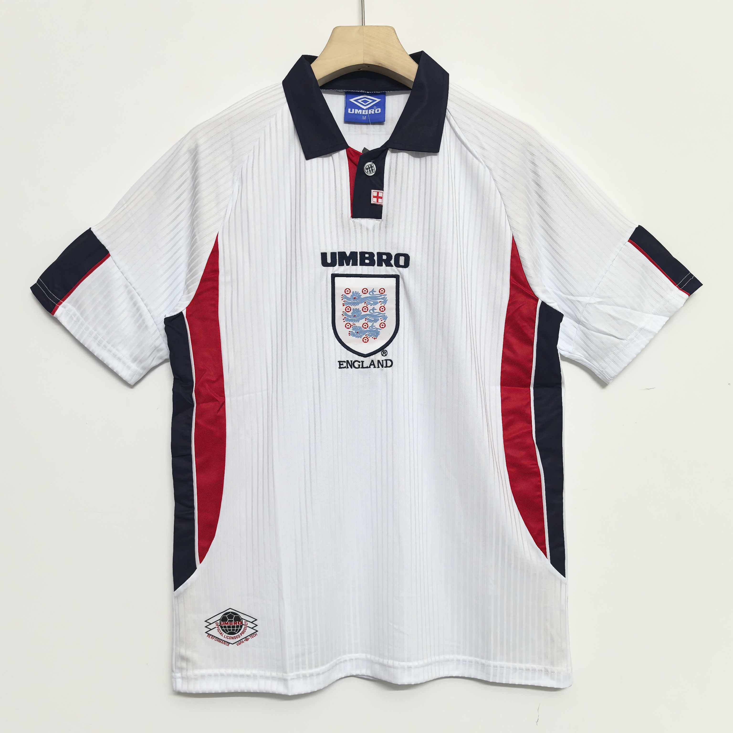 1998 Retro England National Football Team Umbro Jersey