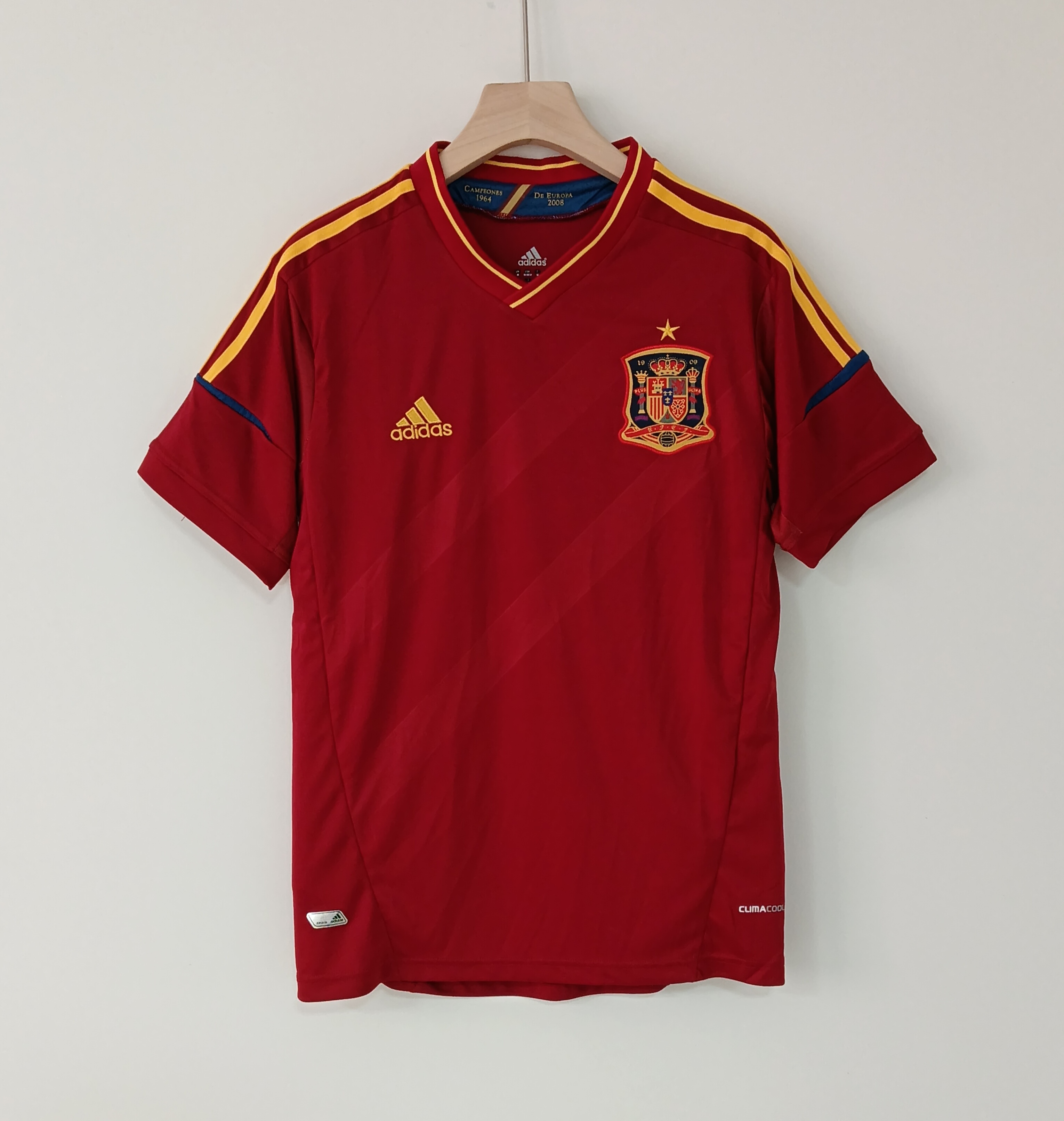 2012 Retro Version Spain National Football Team Jersey
