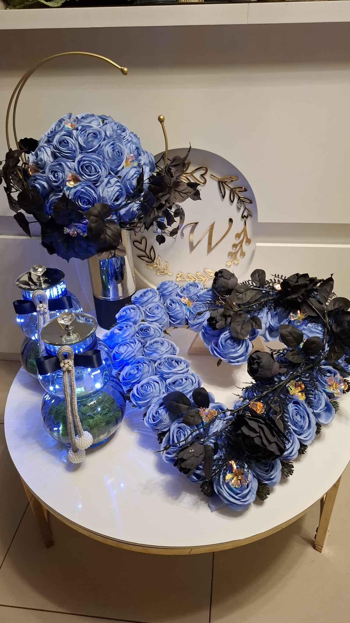 Zestaw nagrobny „Błękitna Harmonia