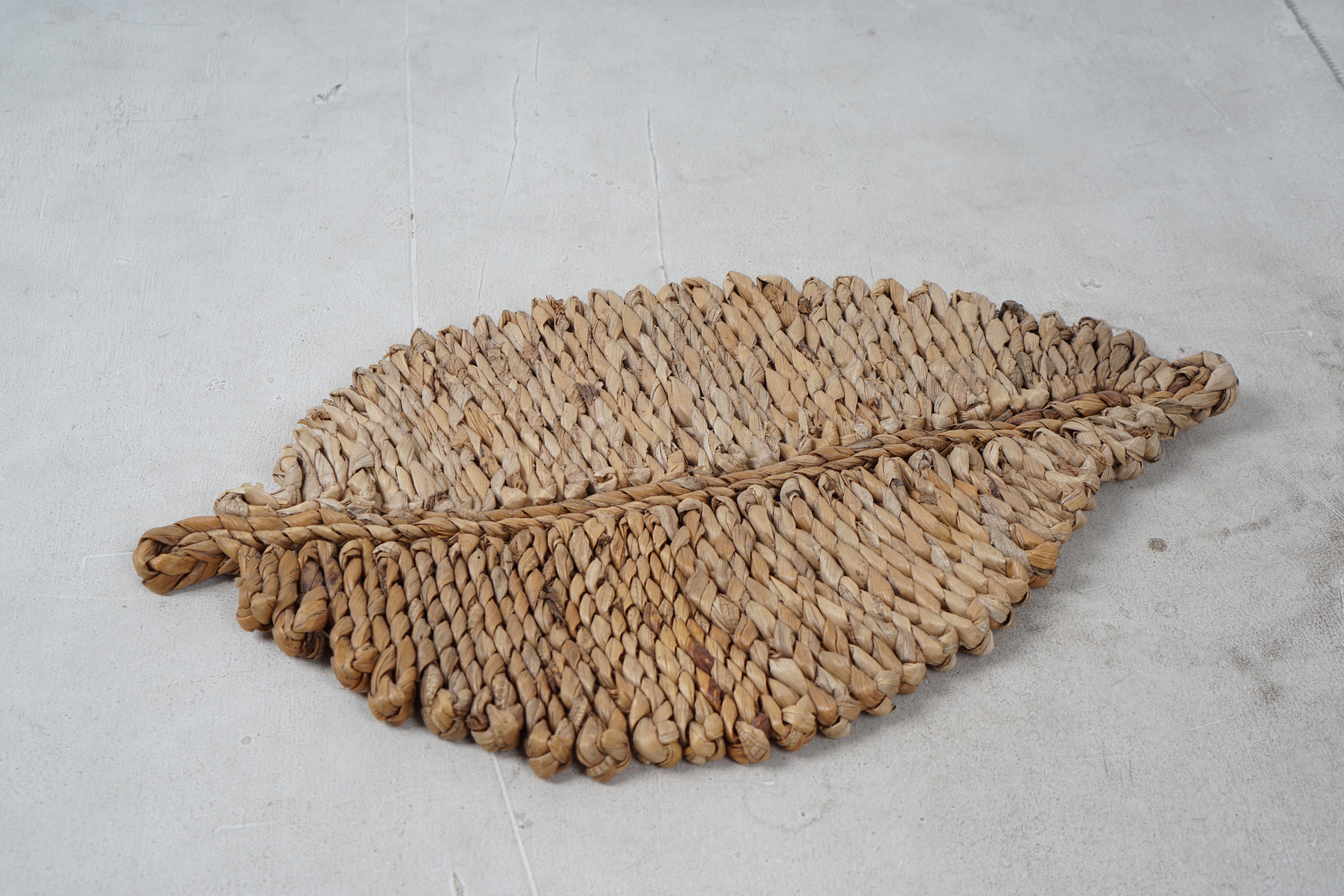 Woven Leaf-Shaped Placemat
