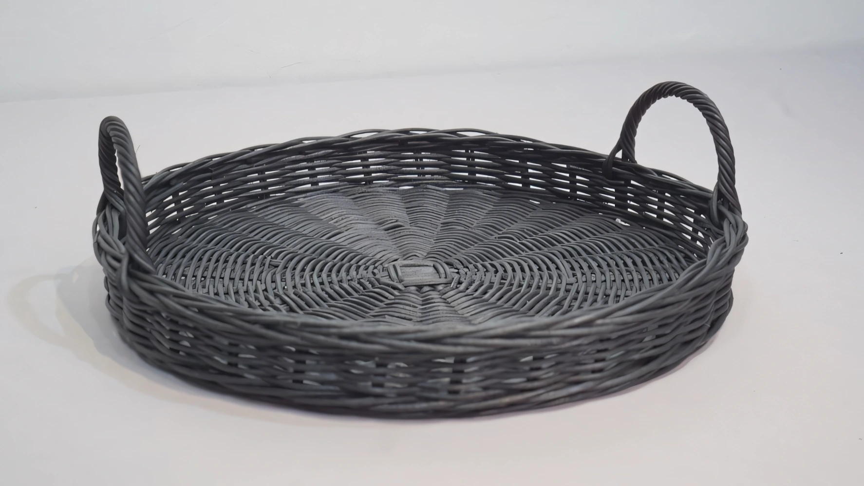 CEMANI RATTAN ROUND TRAY