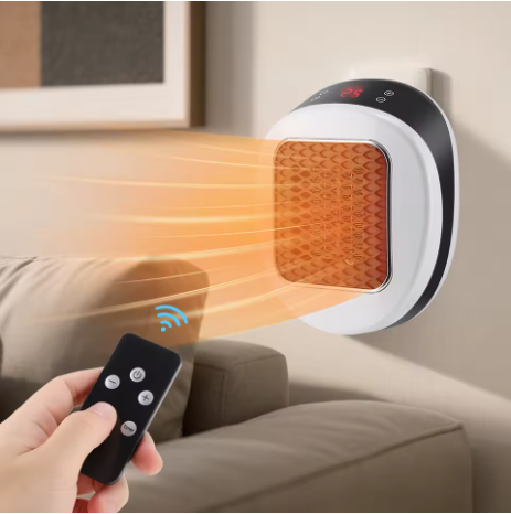 Wall-mounted electric heater