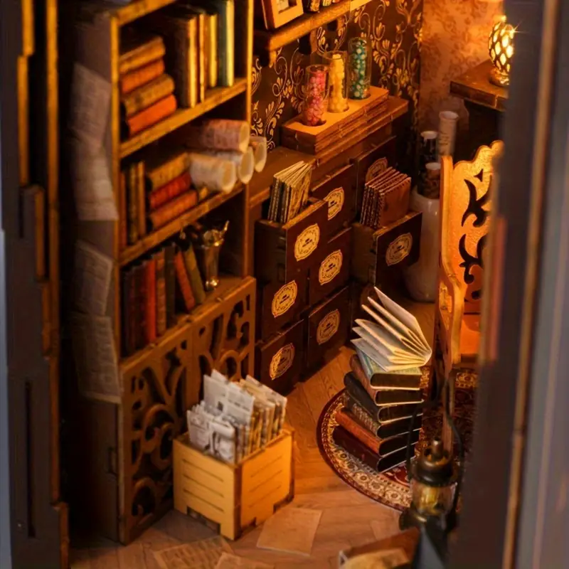 DIY BOOK NOOK - Magic Library