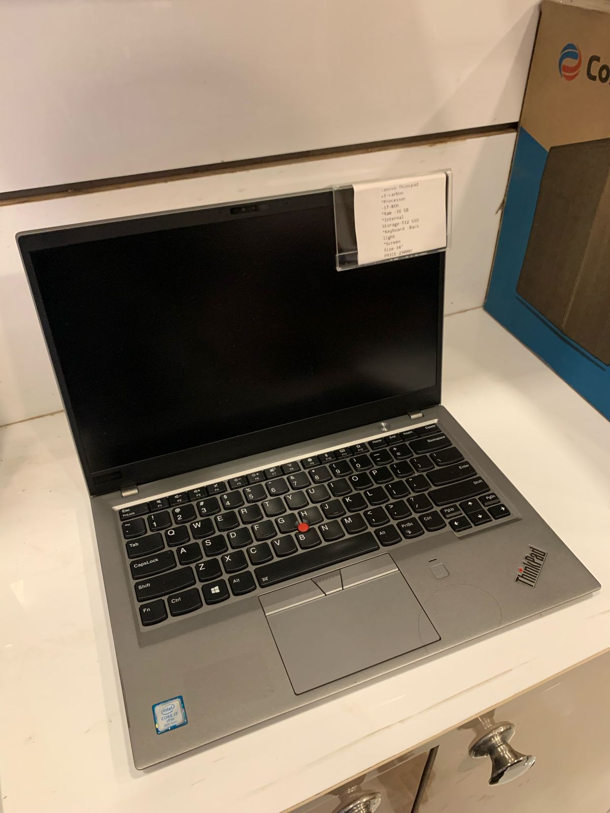  🌟Lenovo ThinkPad X1  Carbon  🌟Processor - i7 8th  🌟Ram - 16GB 🌟Internal Storage - 512 SSD   🌟Keyboard - Back Light   🌟Screen Size - 14.0 inch